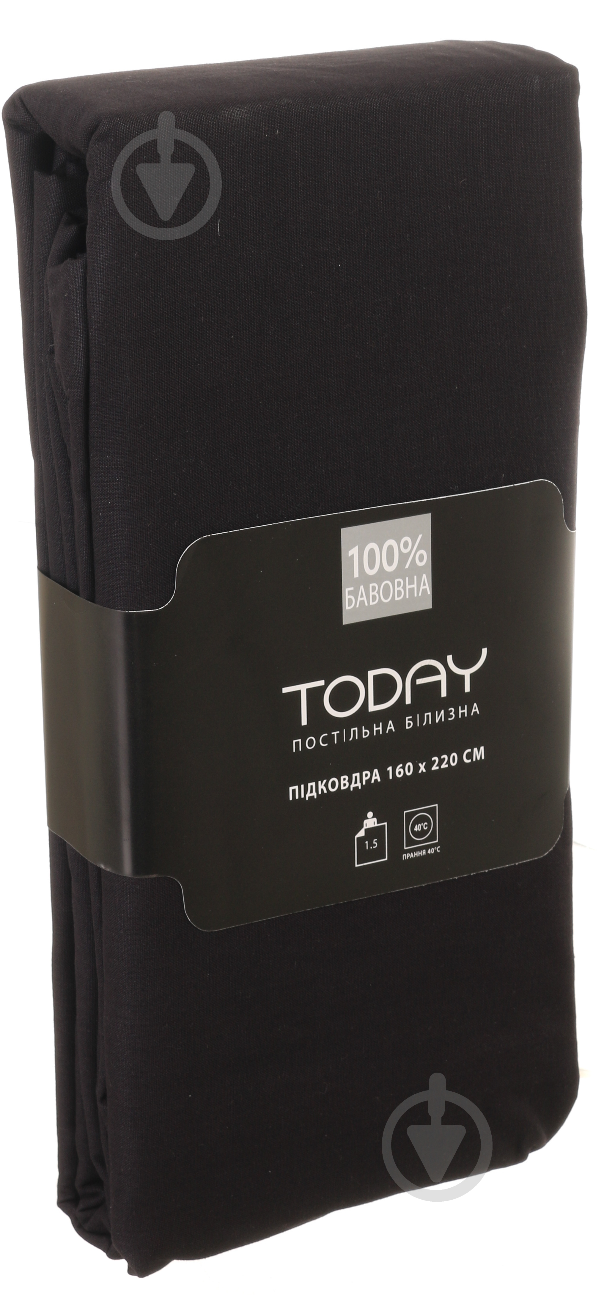 Пододеяльник 1,5 160x220 см антрацит Today - фото 4 Пододеяльник 1,5 160x220 см антрацит Today - фото 4