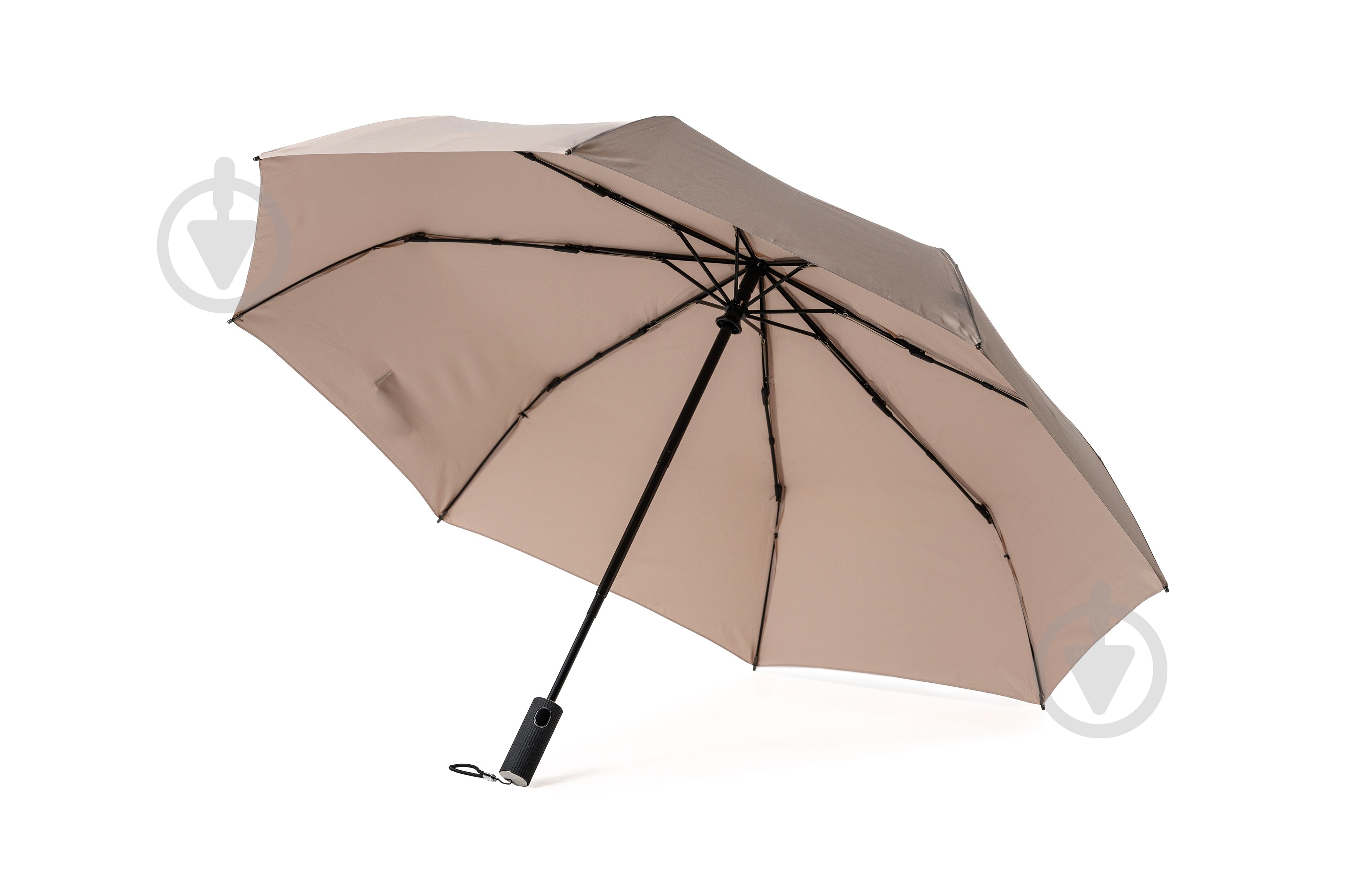 Зонт KRAGO Column полный автомат бежевый - фото 6