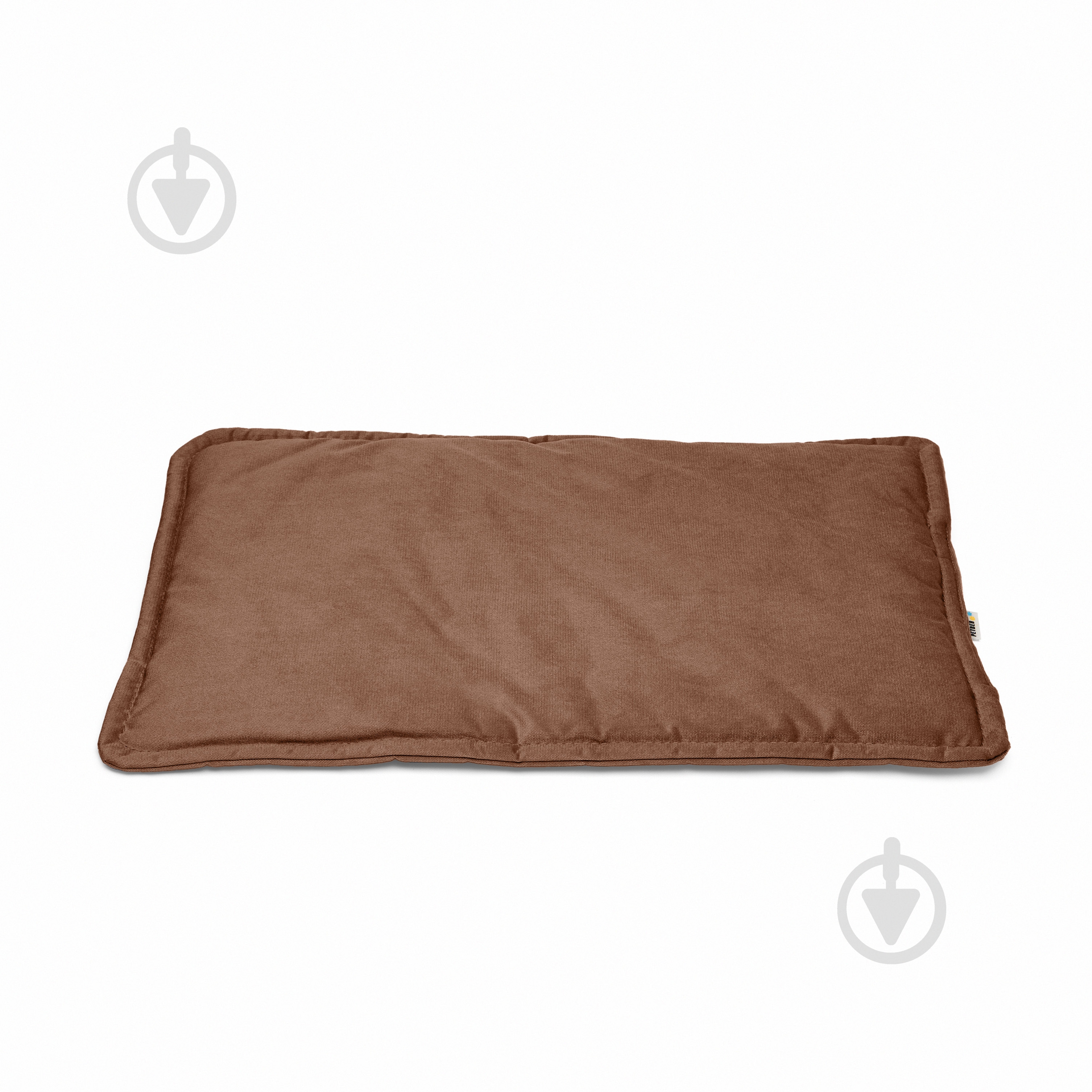 Лежак PETBED Слім L 80х55 см h-3 см велюр коричневий - фото 1 Лежак PETBED Слім L 80х55 см h-3 см велюр коричневий - фото 1