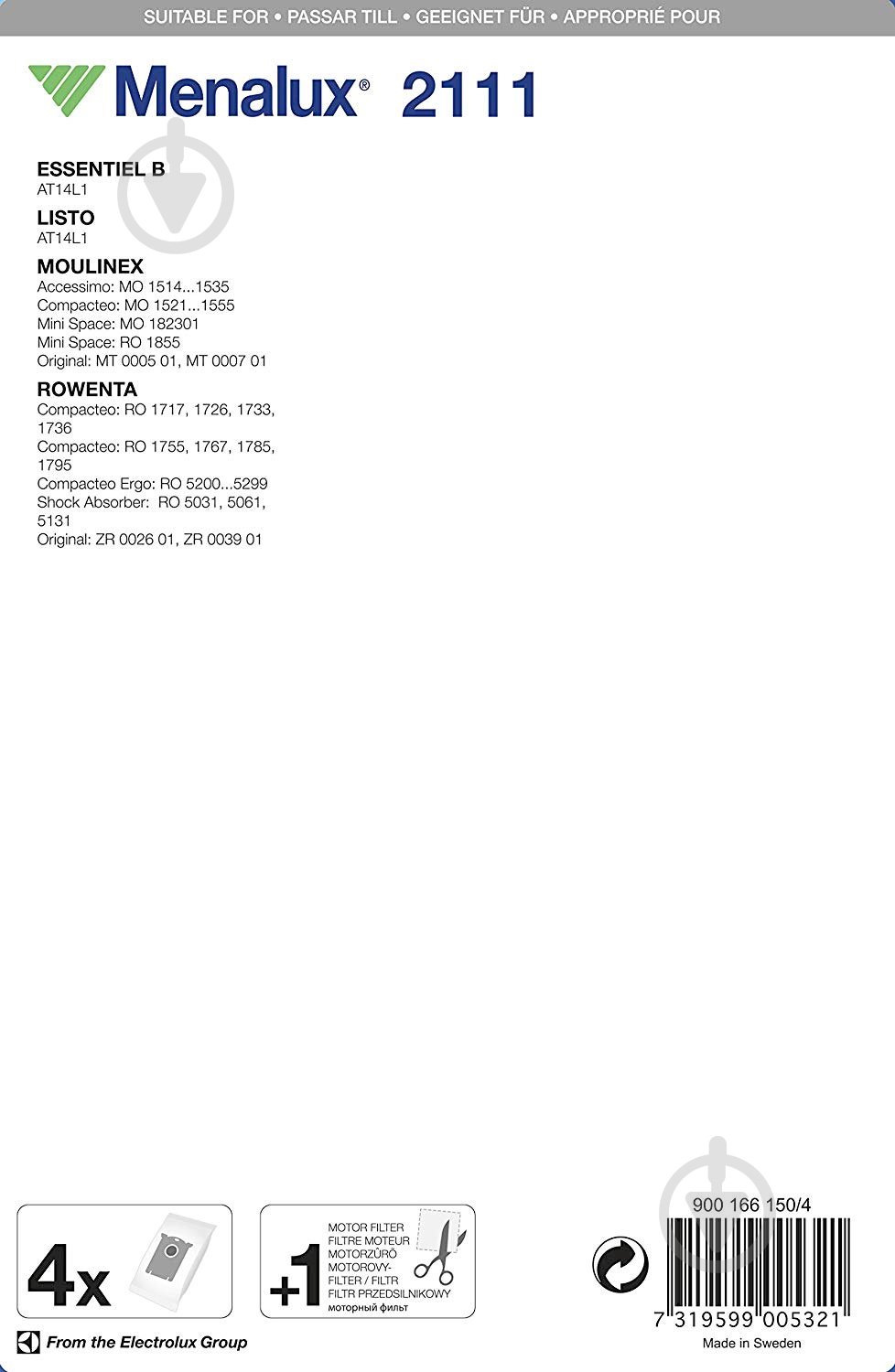 Набор мешков Menalux 2111 - фото 4