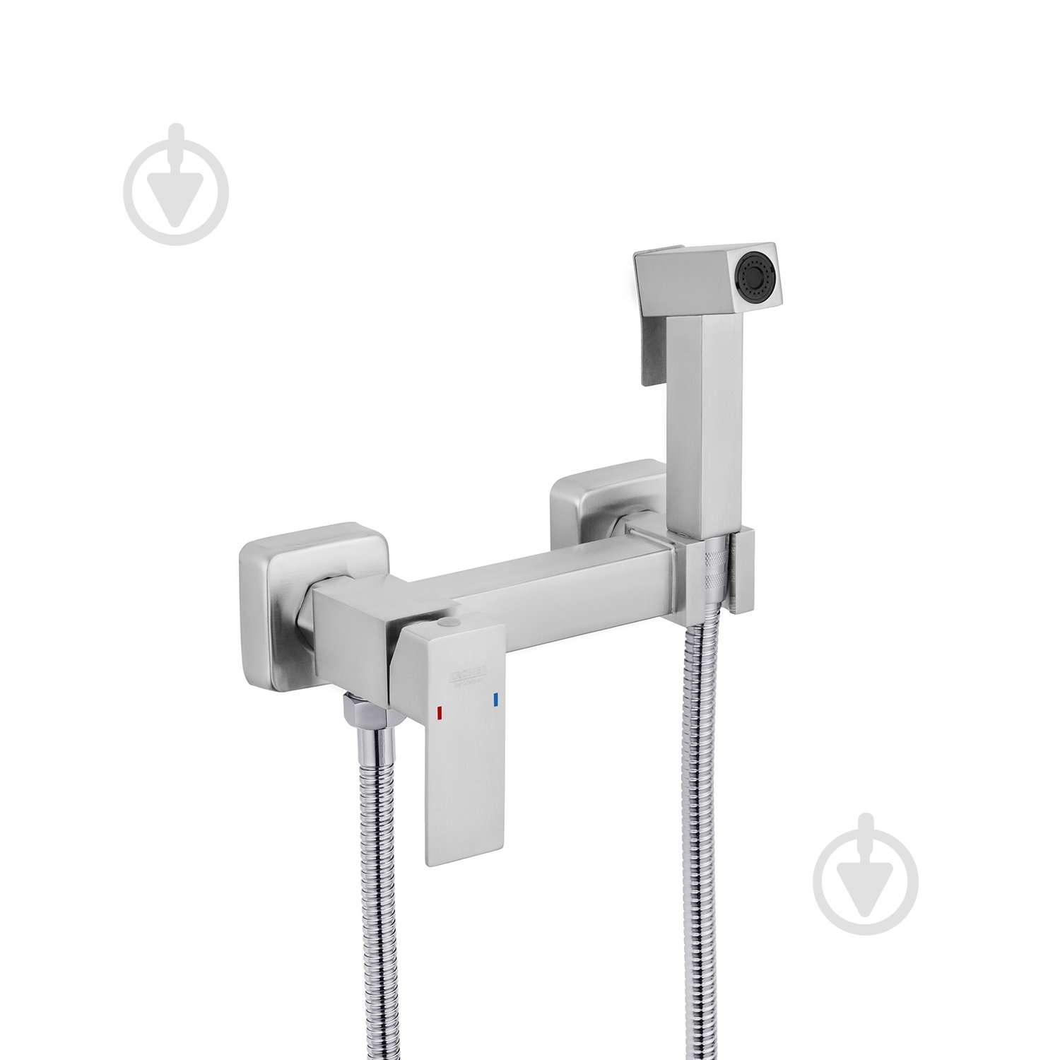 Набір для гігієнічного душу Kroner зі змішувачем KRP Edelstahl Kubus - ESG052 - фото 1 Набір для гігієнічного душу Kroner зі змішувачем KRP Edelstahl Kubus - ESG052 - фото 1