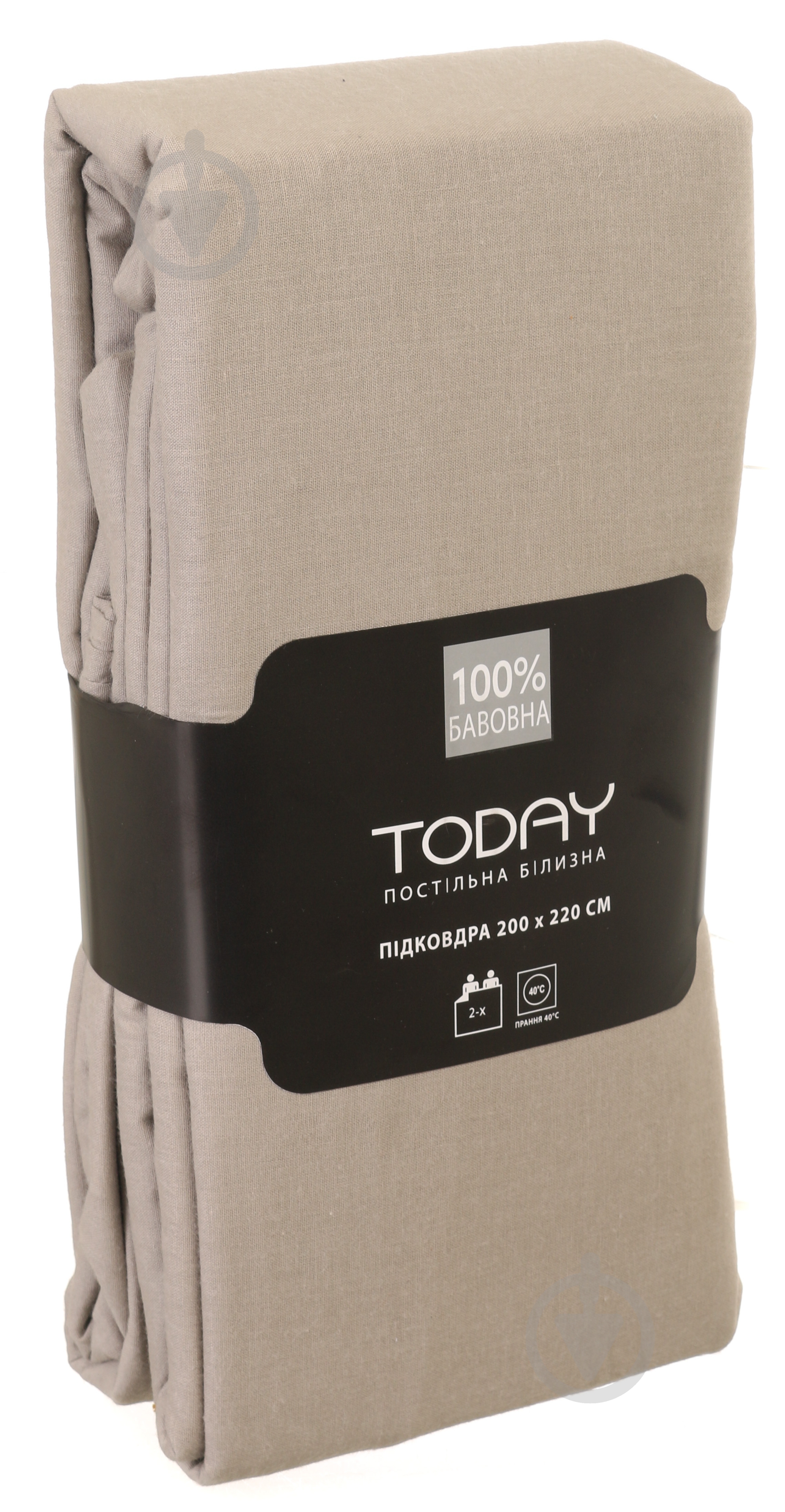 Пододеяльник 2 200x220 см песочный Today - фото 4 Пододеяльник 2 200x220 см песочный Today - фото 4