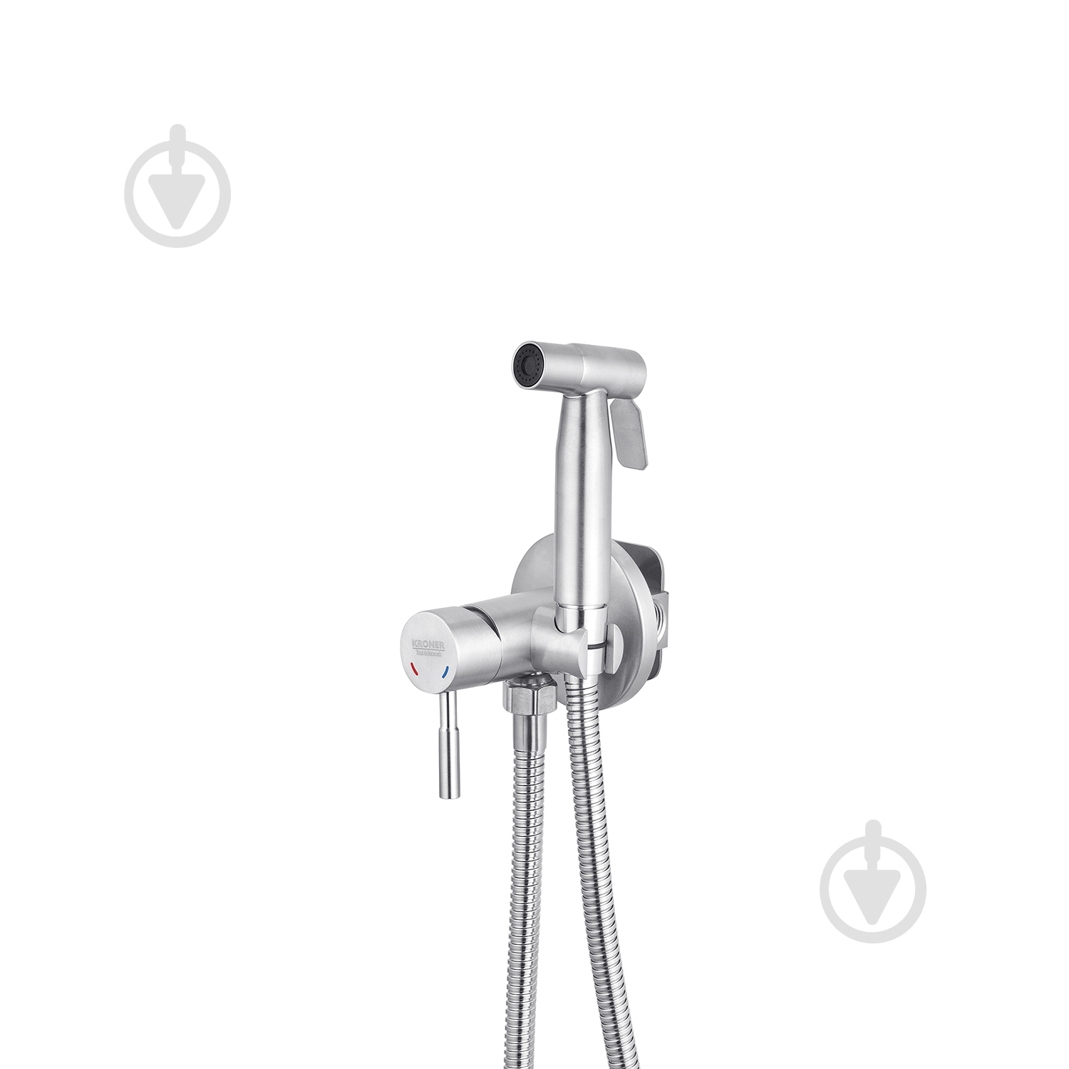 Набір для гігієнічного душу Kroner скрытого монтажа зі змішувачем KRP Edelstahl Klassisch - ESG05 - фото 3 Набір для гігієнічного душу Kroner скрытого монтажа зі змішувачем KRP Edelstahl Klassisch - ESG05 - фото 3