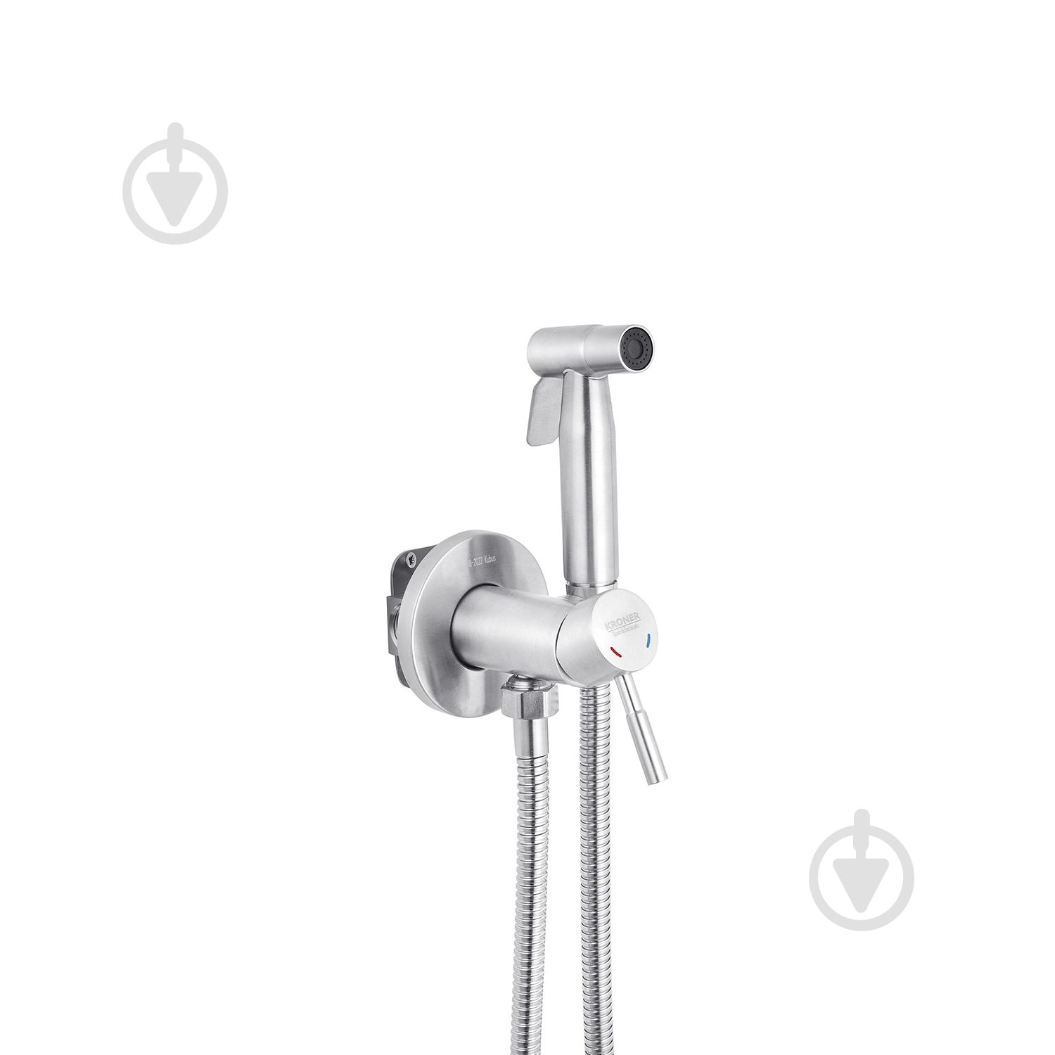 Набір для гігієнічного душу Kroner скрытого монтажа зі змішувачем KRP Edelstahl Klassisch - ESG05 - фото 4 Набір для гігієнічного душу Kroner скрытого монтажа зі змішувачем KRP Edelstahl Klassisch - ESG05 - фото 4
