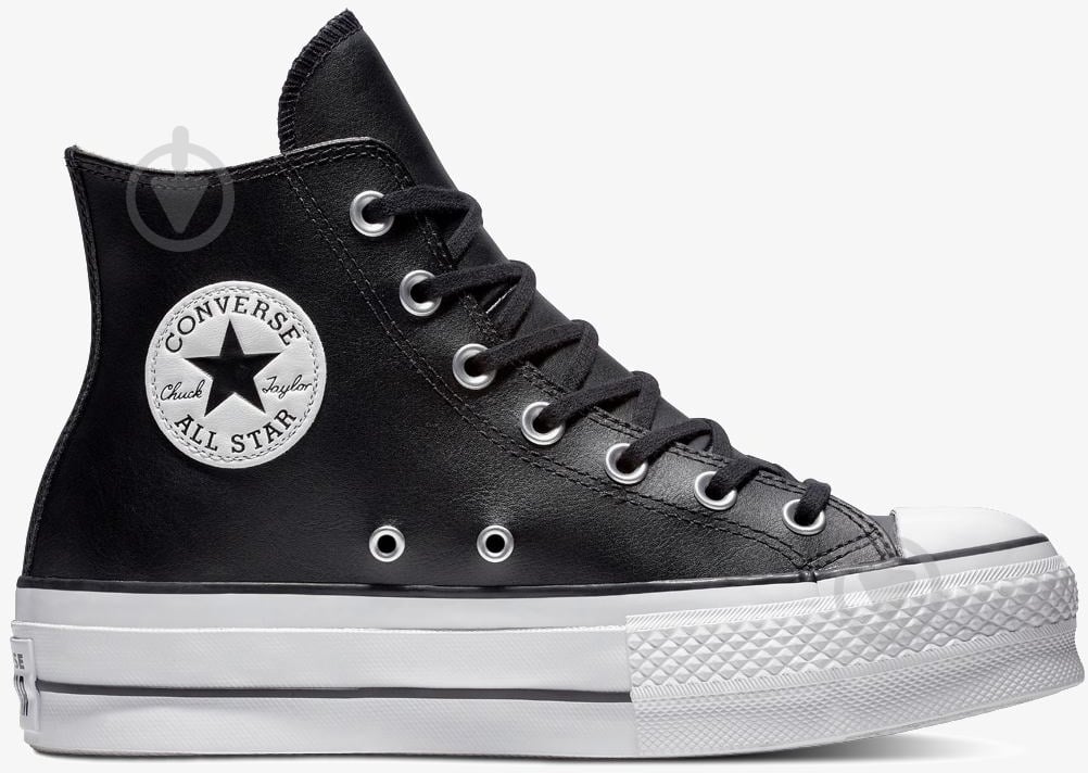 Кроссовки Converse CHUCK TAYLOR ALL STAR LEATHER PLATFORM 561675C р.41 - фото 1