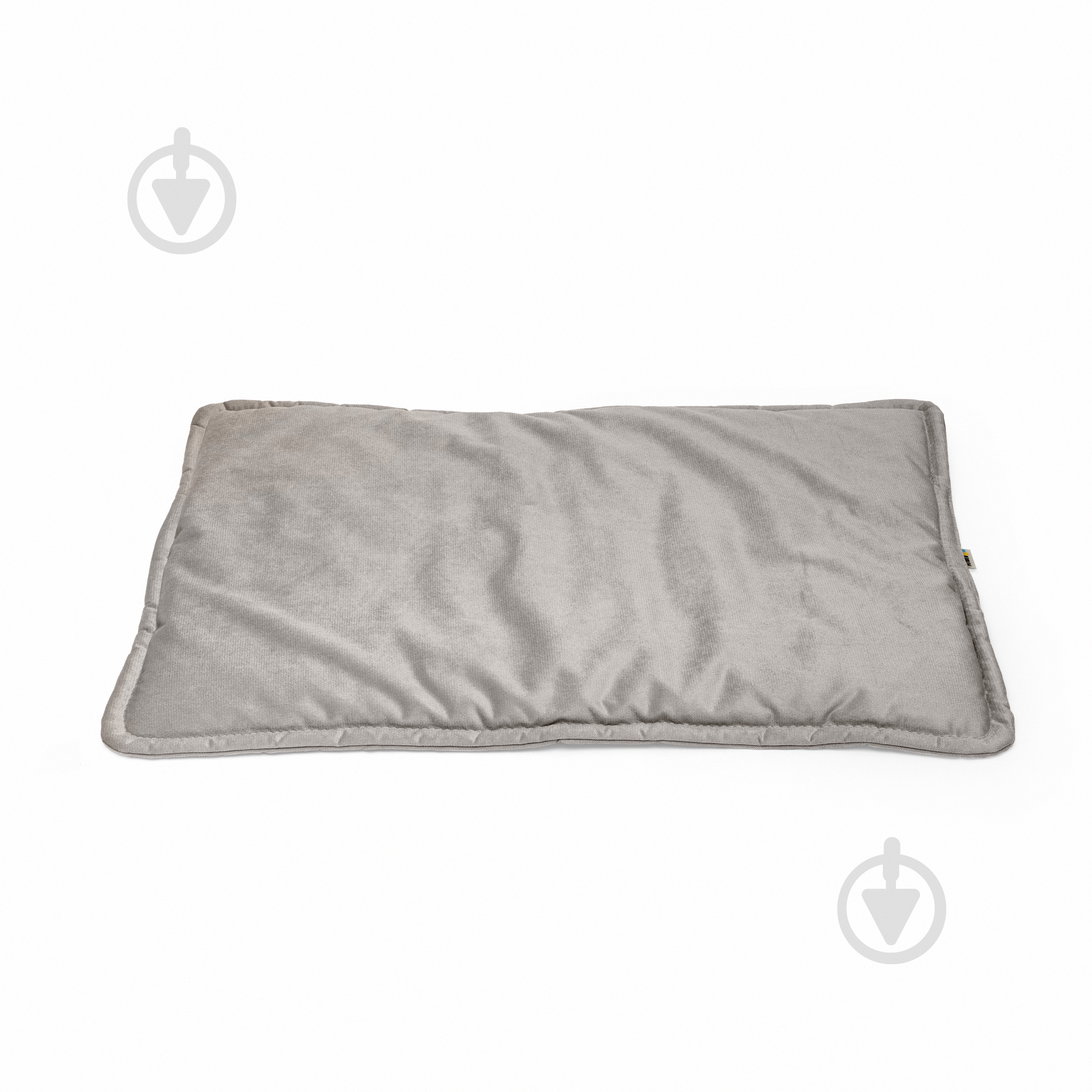 Лежак PETBED Слим 2XL 100х70 см h-3 см велюр серый - фото 1 Лежак PETBED Слим 2XL 100х70 см h-3 см велюр серый - фото 1