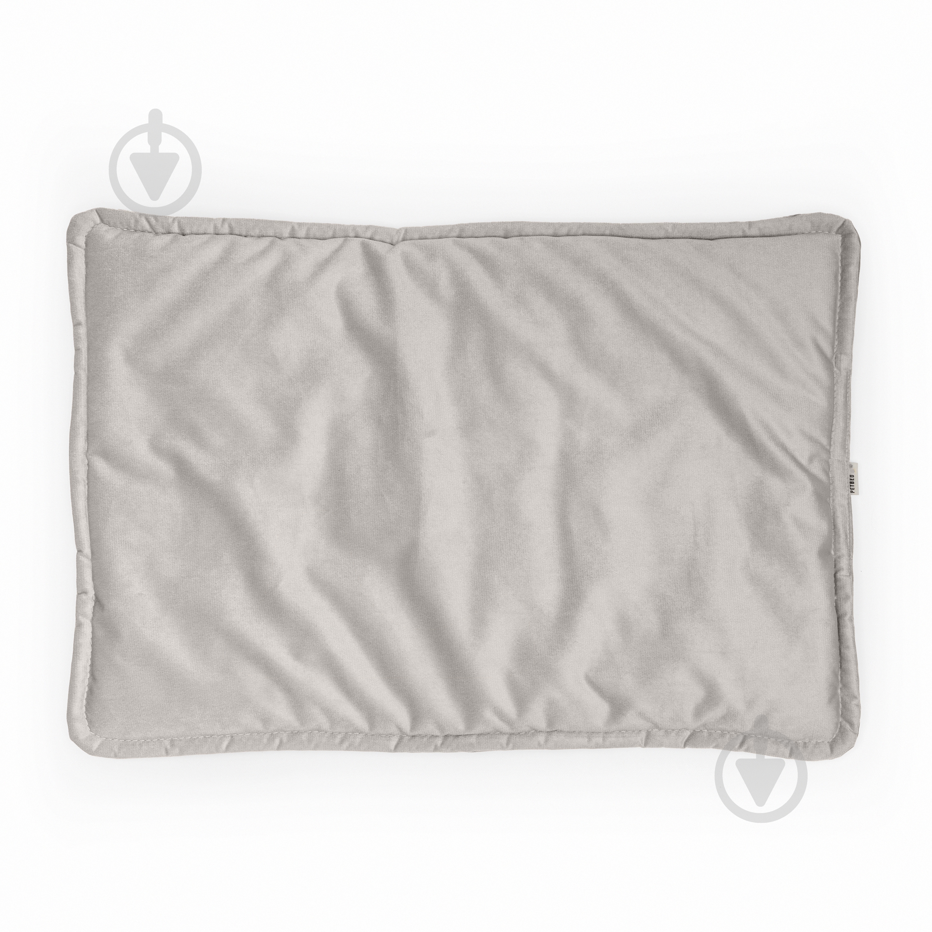 Лежак PETBED Слим 2XL 100х70 см h-3 см велюр серый - фото 3 Лежак PETBED Слим 2XL 100х70 см h-3 см велюр серый - фото 3