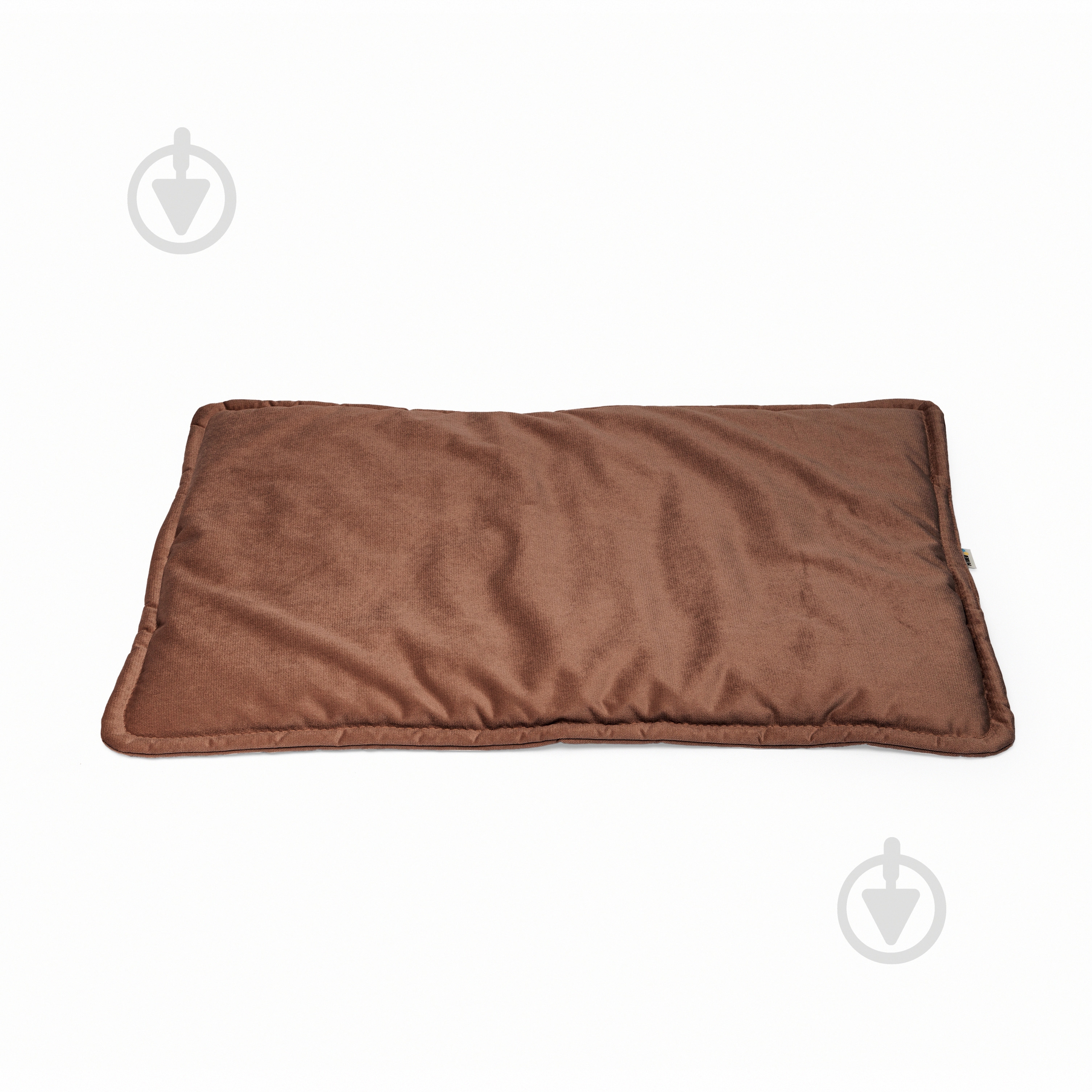 Лежак PETBED Слим 2XL 100х70 см h-3 см велюр коричневый - фото 1 Лежак PETBED Слим 2XL 100х70 см h-3 см велюр коричневый - фото 1