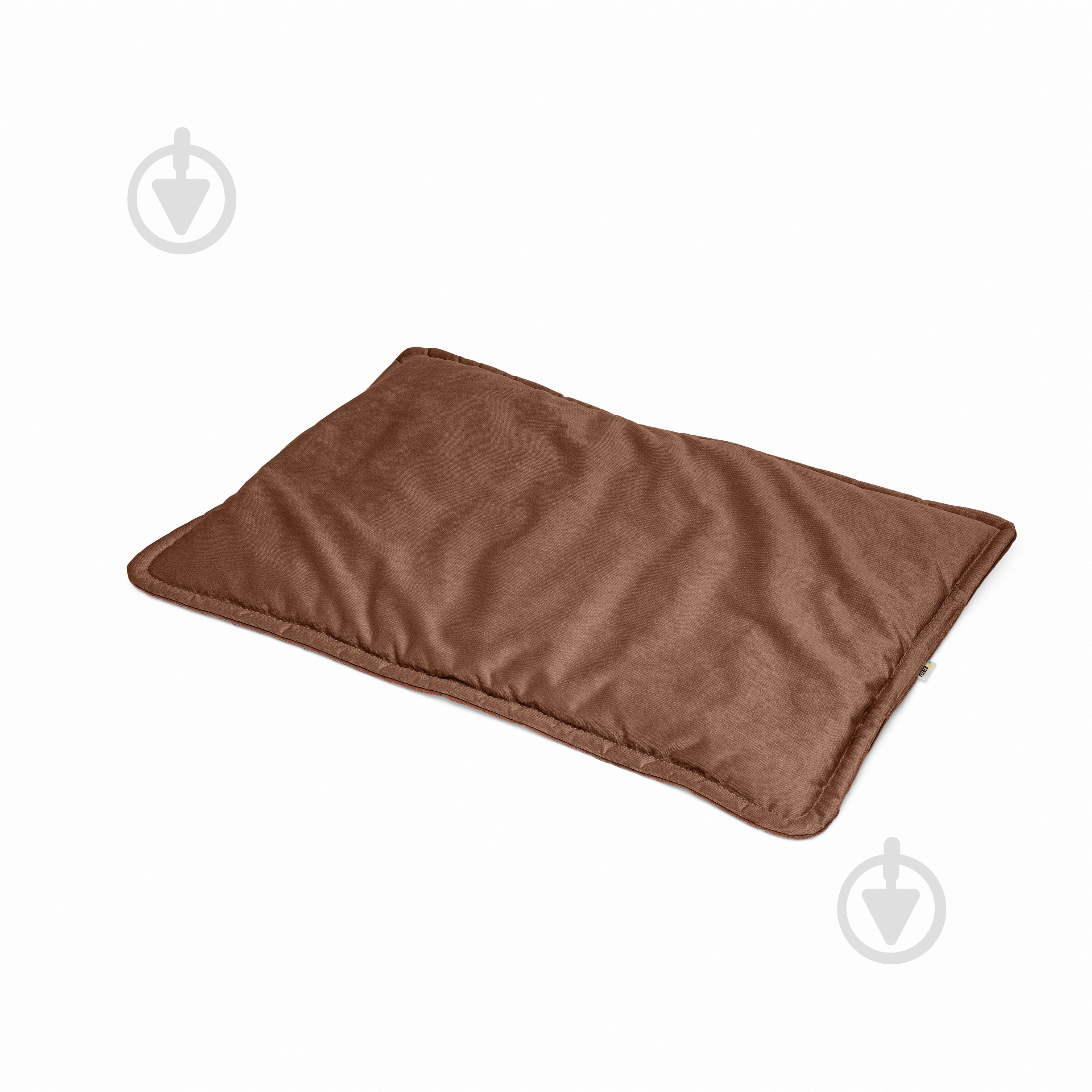 Лежак PETBED Слим 2XL 100х70 см h-3 см велюр коричневый - фото 2 Лежак PETBED Слим 2XL 100х70 см h-3 см велюр коричневый - фото 2