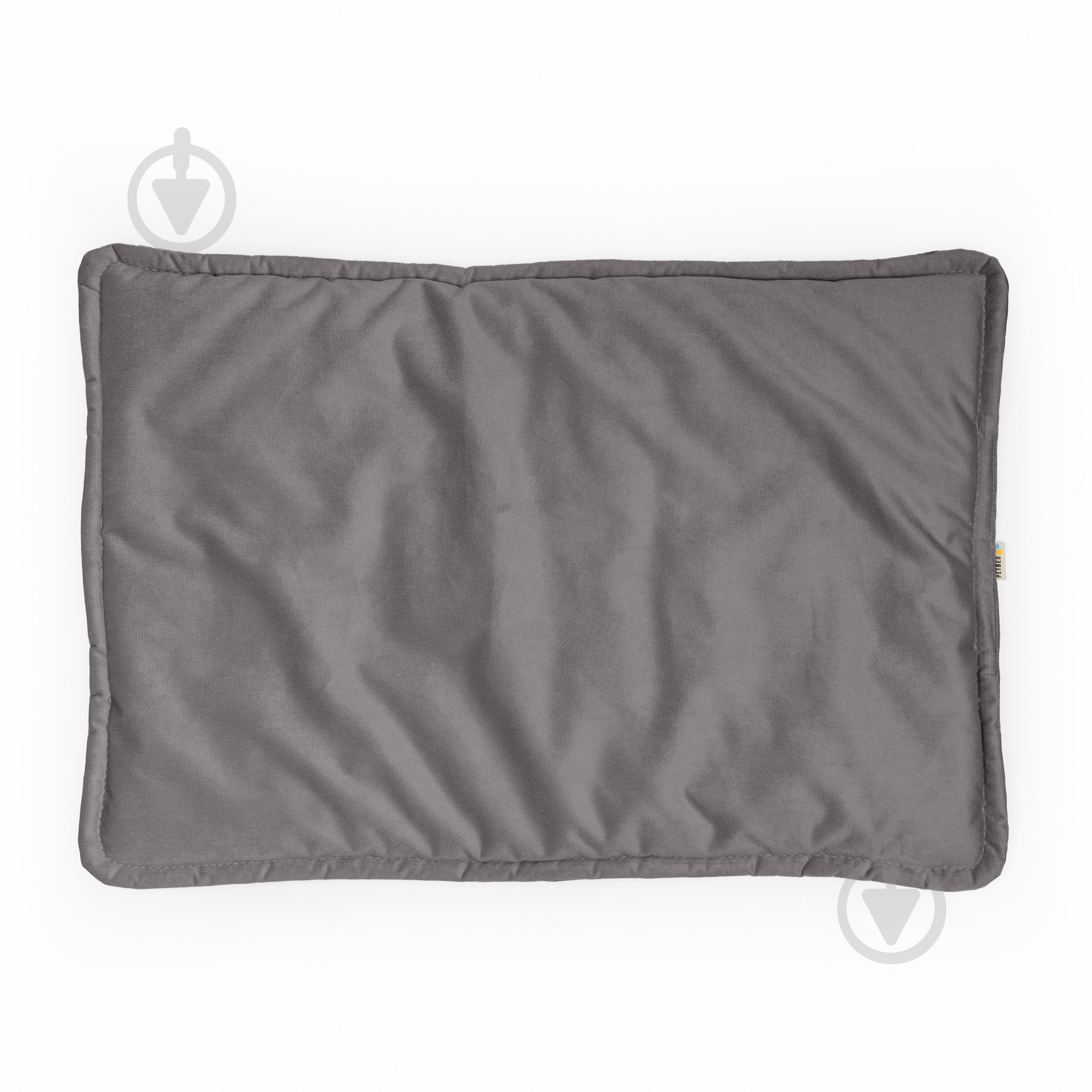 Лежак PETBED Слим 2XL 100х70 см h-3 см велюр темно-серый - фото 3 Лежак PETBED Слим 2XL 100х70 см h-3 см велюр темно-серый - фото 3