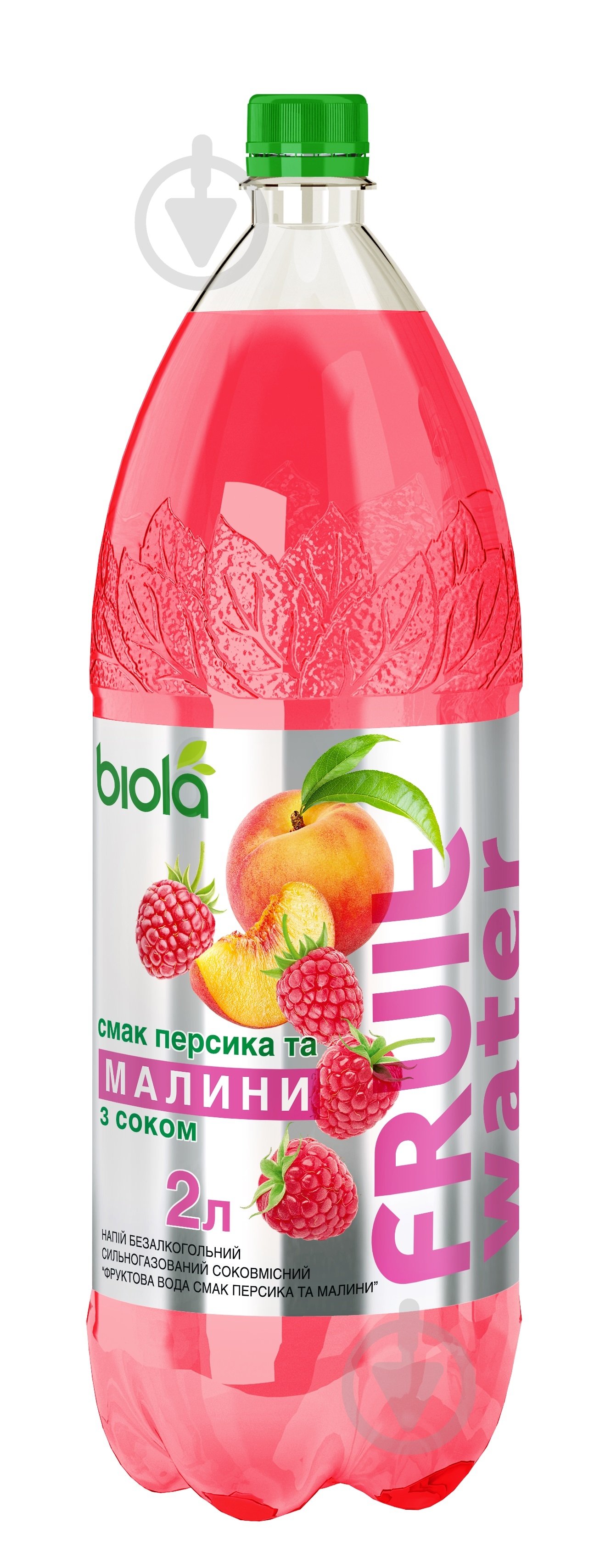 Напиток Біола Малина-персик 2 л - фото 1