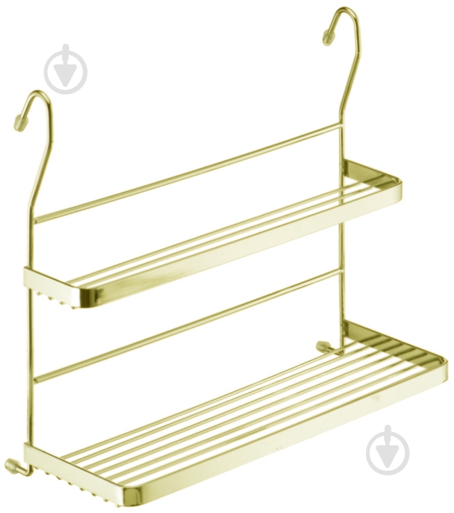 Полка на рейлинг Lemax YJ-G212 OT MIX 340х150х300 мм золотая латунь - фото 1 Полка на рейлинг Lemax YJ-G212 OT MIX 340х150х300 мм золотая латунь - фото 1