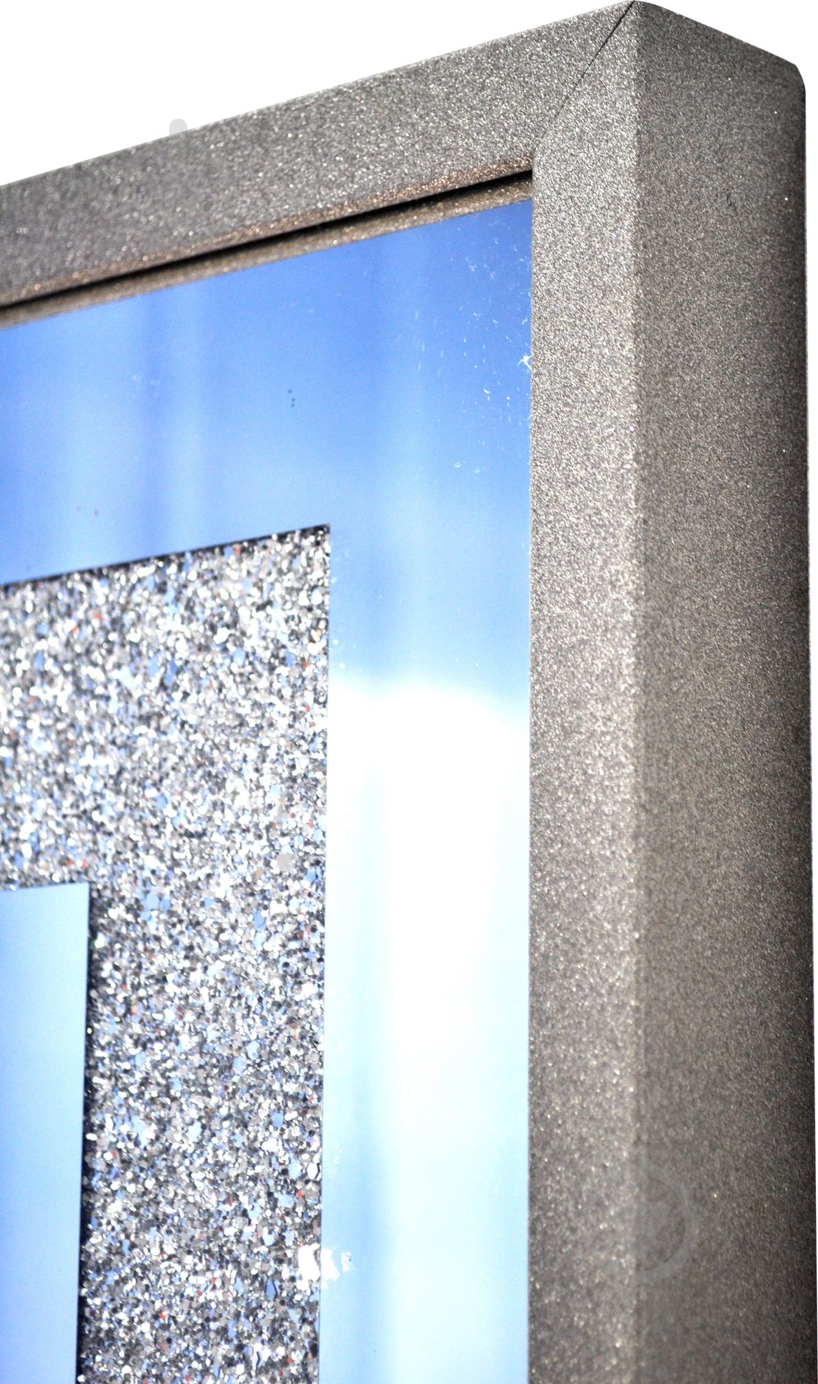 Дзеркало косметичне SEAPS Zerrofixx Glitter Square Silver X10 №3306A 94х94 см - фото 4 Дзеркало косметичне SEAPS Zerrofixx Glitter Square Silver X10 №3306A 94х94 см - фото 4