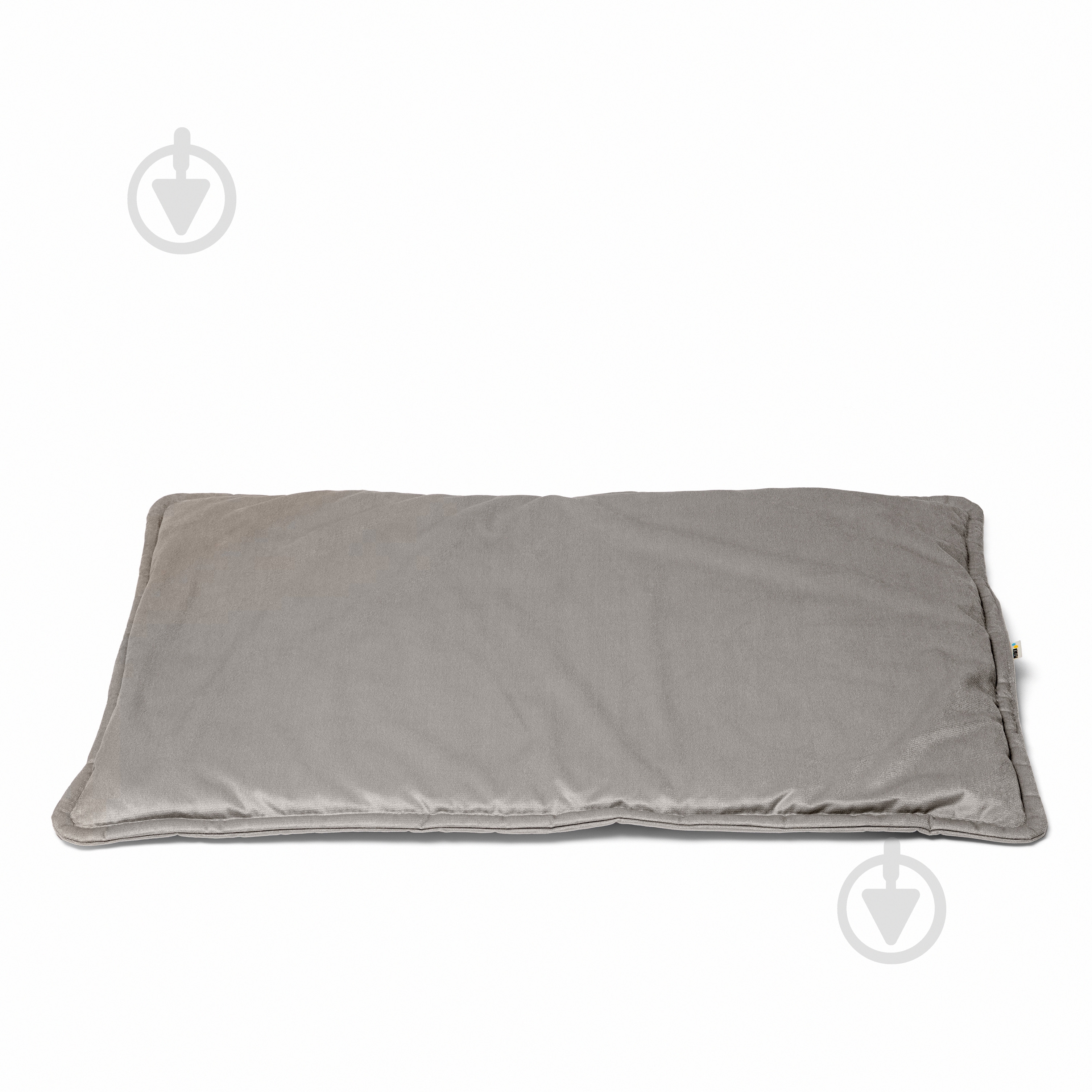 Лежак PETBED Слим 3XL 120х80 см h-3 см велюр серый - фото 1 Лежак PETBED Слим 3XL 120х80 см h-3 см велюр серый - фото 1