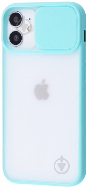 Чехол PRC Camera Protect Matte Case (PC+TPU) для Apple iPhone 12 Mini blue - фото 1