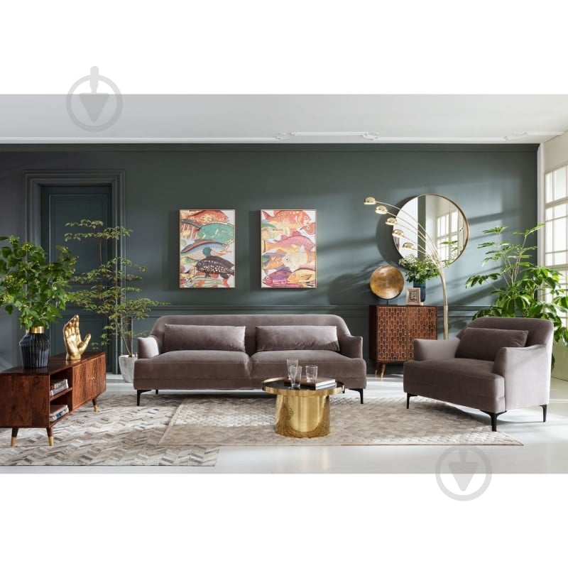 Ваза KARE Design Barfly 30 см серая 60578 - фото 5 Ваза KARE Design Barfly 30 см серая 60578 - фото 5