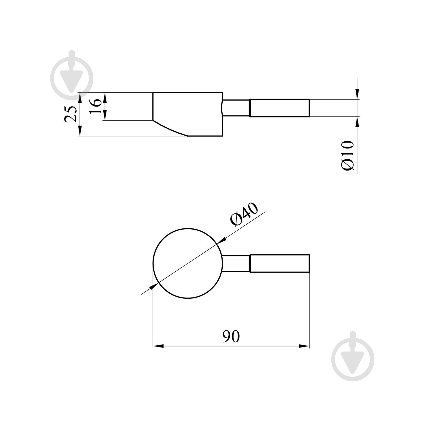 Ручка Kroner KRP - ESG935 - фото 2