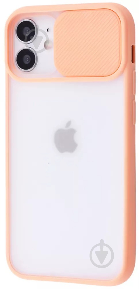 Чехол PRC Camera Protect Matte Case (PC+TPU) для Apple iPhone 12 Mini pink - фото 1