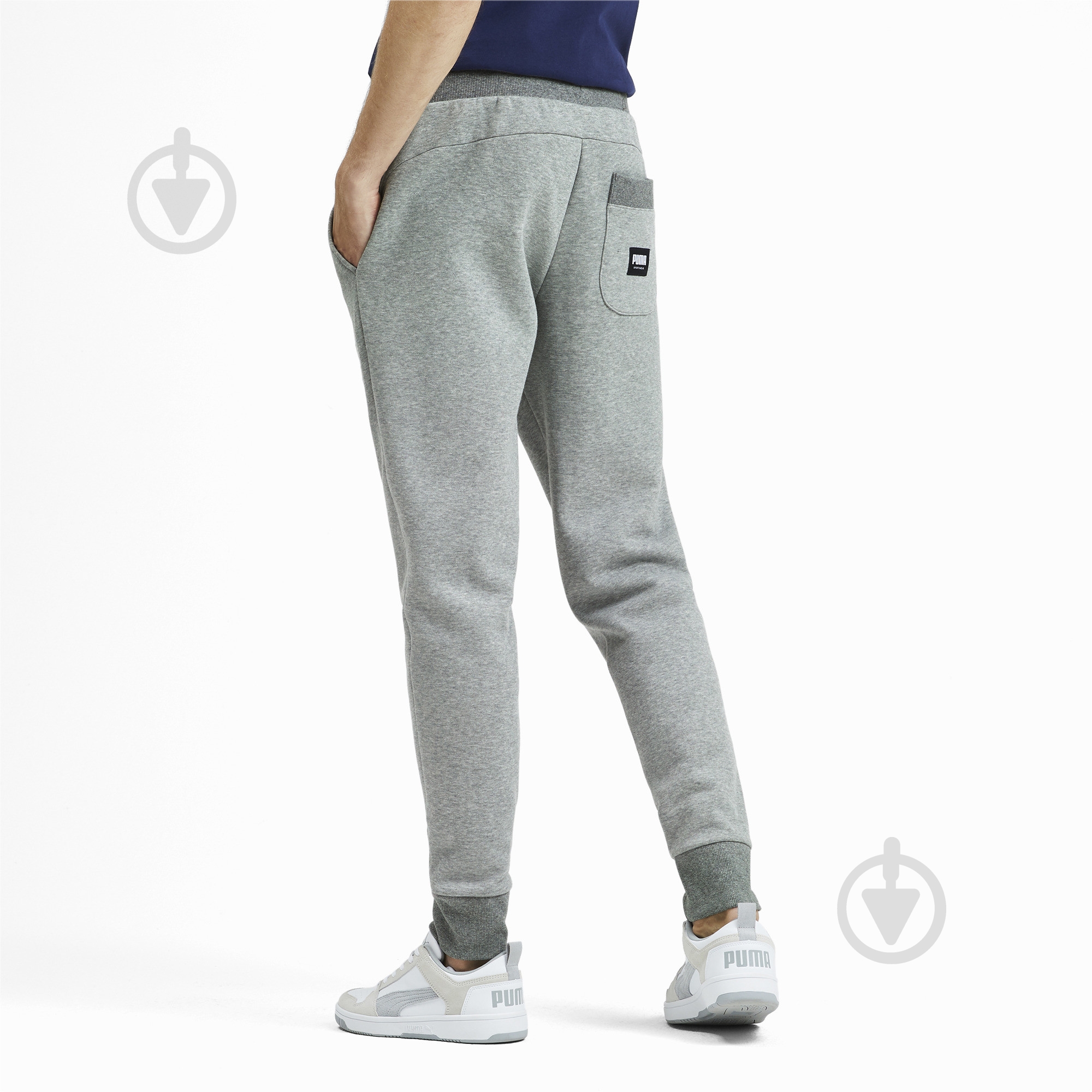 Брюки Puma Athletics Pants FL cl 58016203 р. S серый - фото 4 Брюки Puma Athletics Pants FL cl 58016203 р. S серый - фото 4