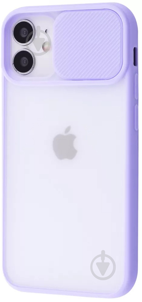Чехол PRC Camera Protect Matte Case (PC+TPU) для Apple iPhone 12 Mini violet - фото 1