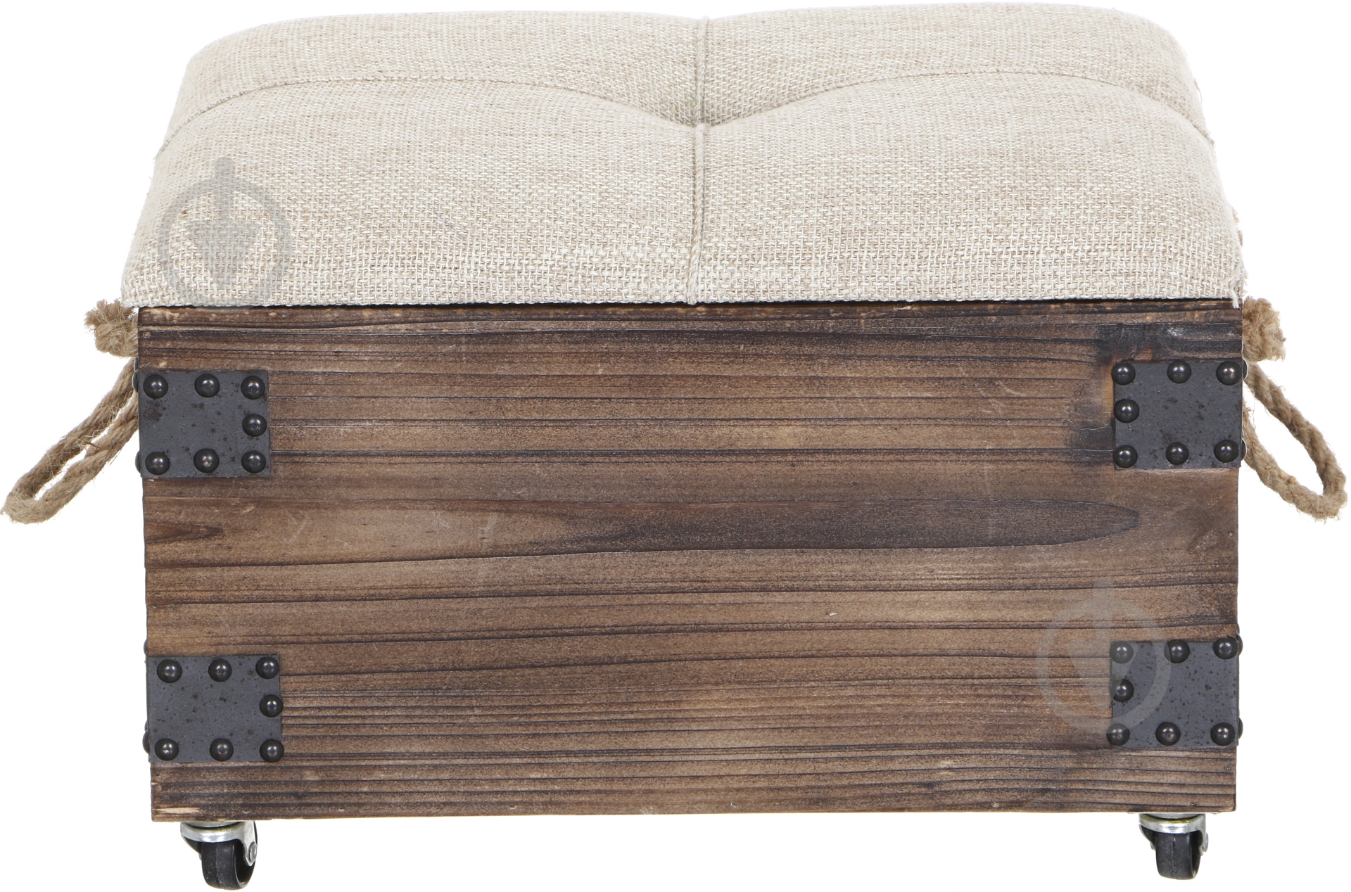 Сундук-пуф Loft 320x400x280 мм коричневый - фото 2