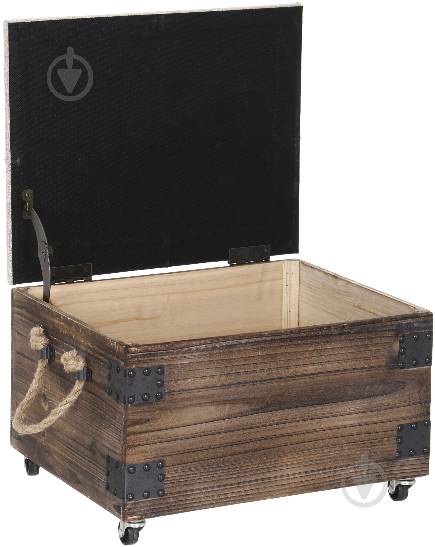 Сундук-пуф Loft 320x400x280 мм коричневый - фото 4