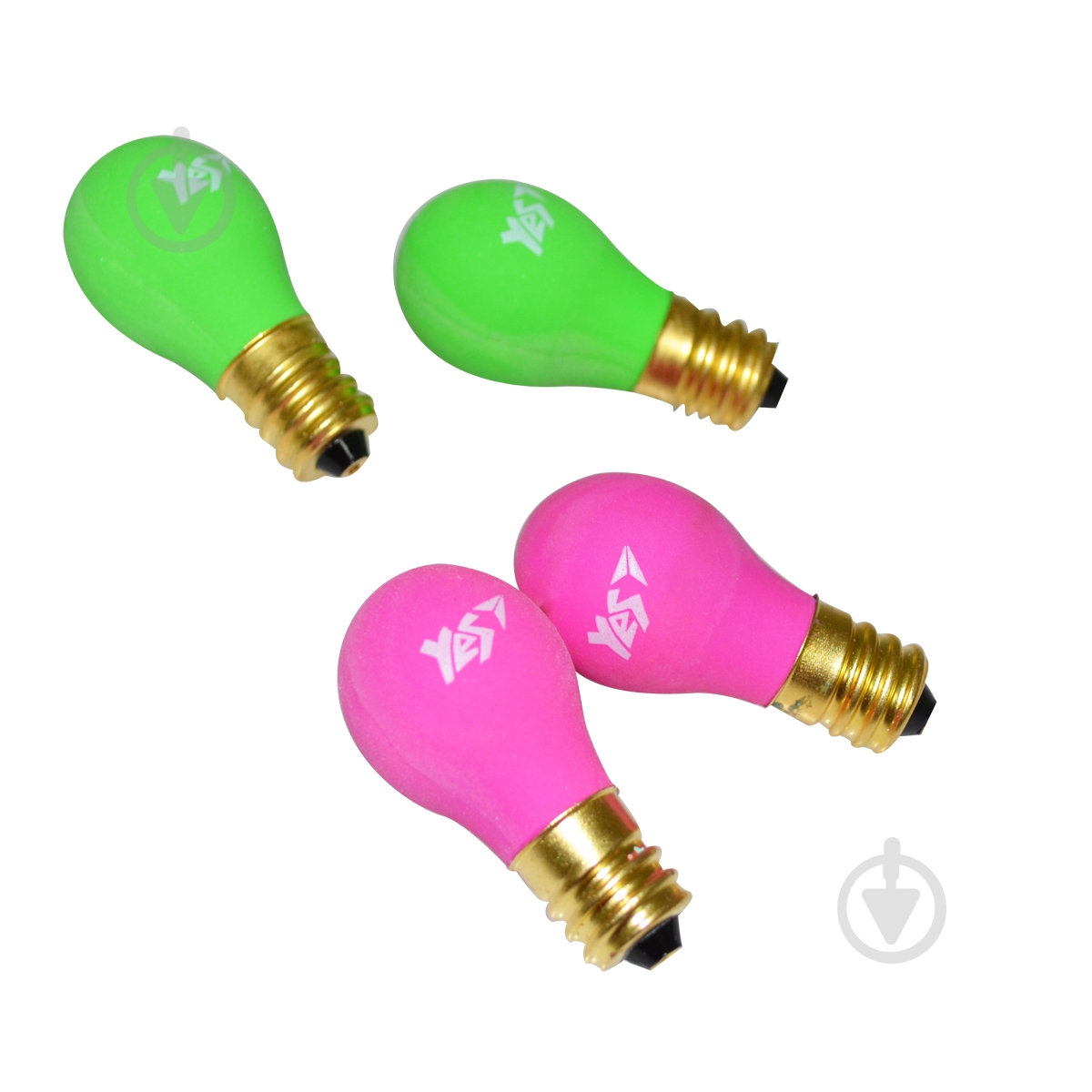 Ластик Ластик фигурный "YES" "Bulb", 2 цв./уп. YES - фото 3 Ластик Ластик фигурный "YES" "Bulb", 2 цв./уп. YES - фото 3