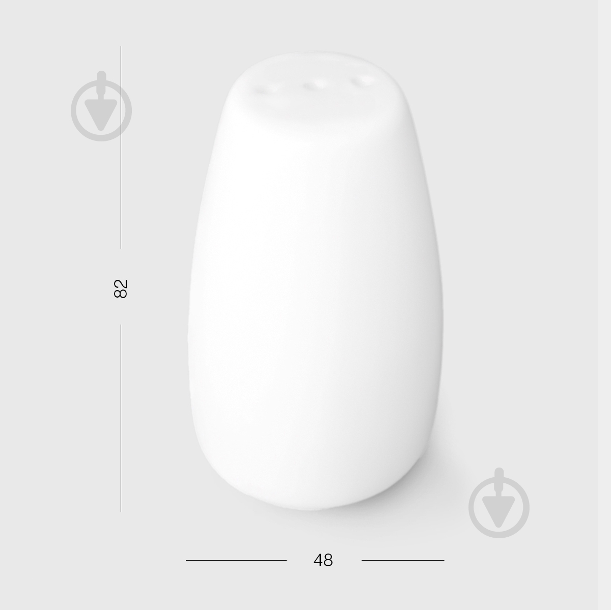 Солонка MVM Жемчужина KP-106 White - фото 9