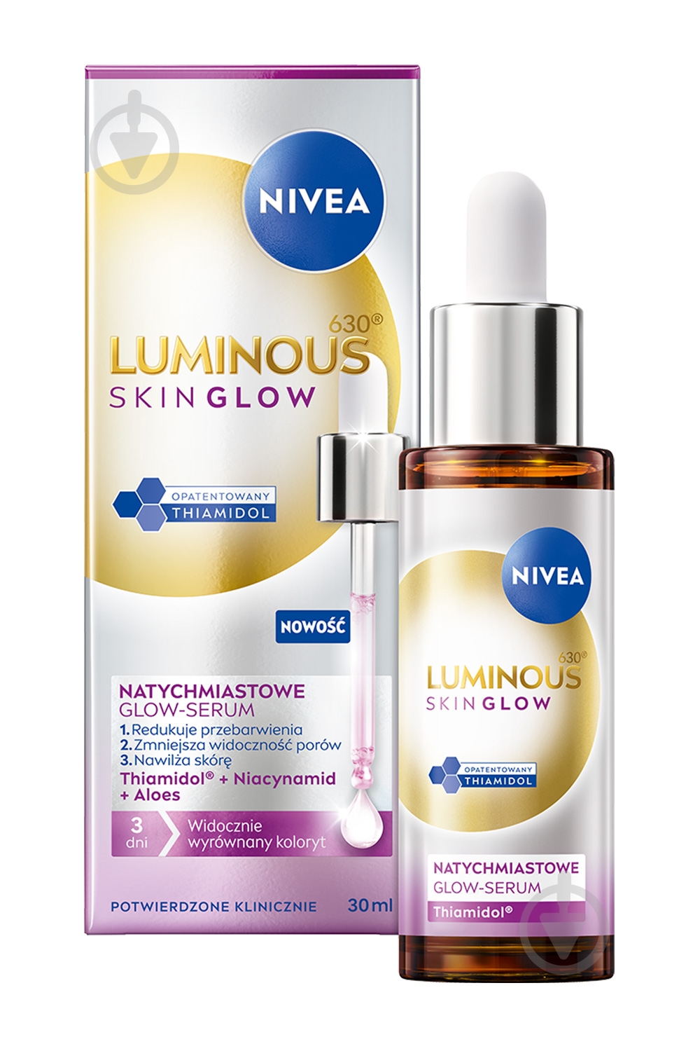 Сыворотка Nivea Luminous630® SKIN GLOW 30 мл - фото 1 Сыворотка Nivea Luminous630® SKIN GLOW 30 мл - фото 1