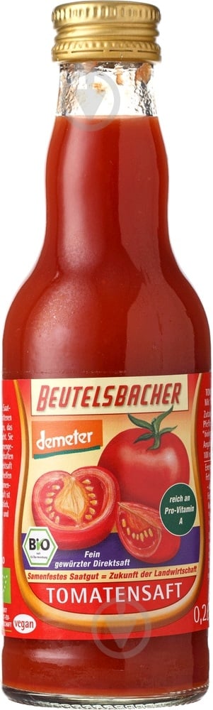 Сік Beutelsbacher томатний органічний 0,2 л - фото 1