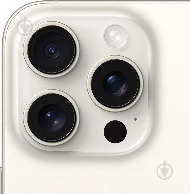 Смартфон Apple iPhone 15 Pro Max (REF A+) 256GB white titanium (2QMU783) - фото 5