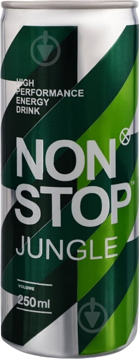 Энергетический напиток Non Stop Jungle ж/б 0,25 л - фото 1 Энергетический напиток Non Stop Jungle ж/б 0,25 л - фото 1
