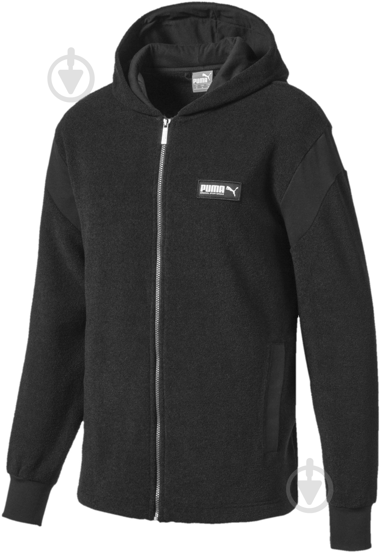 Джемпер Puma Fusion Hooded Jacket 58017301 р. M черный - фото 2