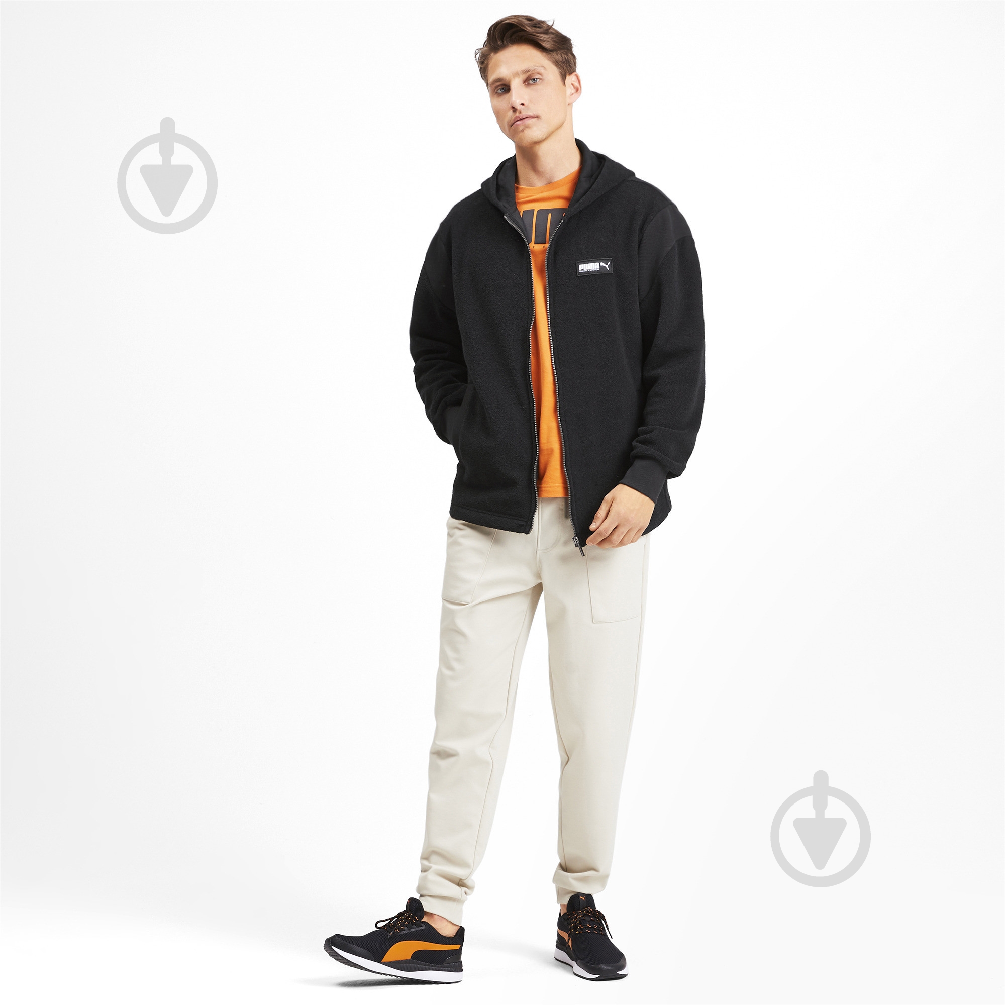 Джемпер Puma Fusion Hooded Jacket 58017301 р. M черный - фото 5