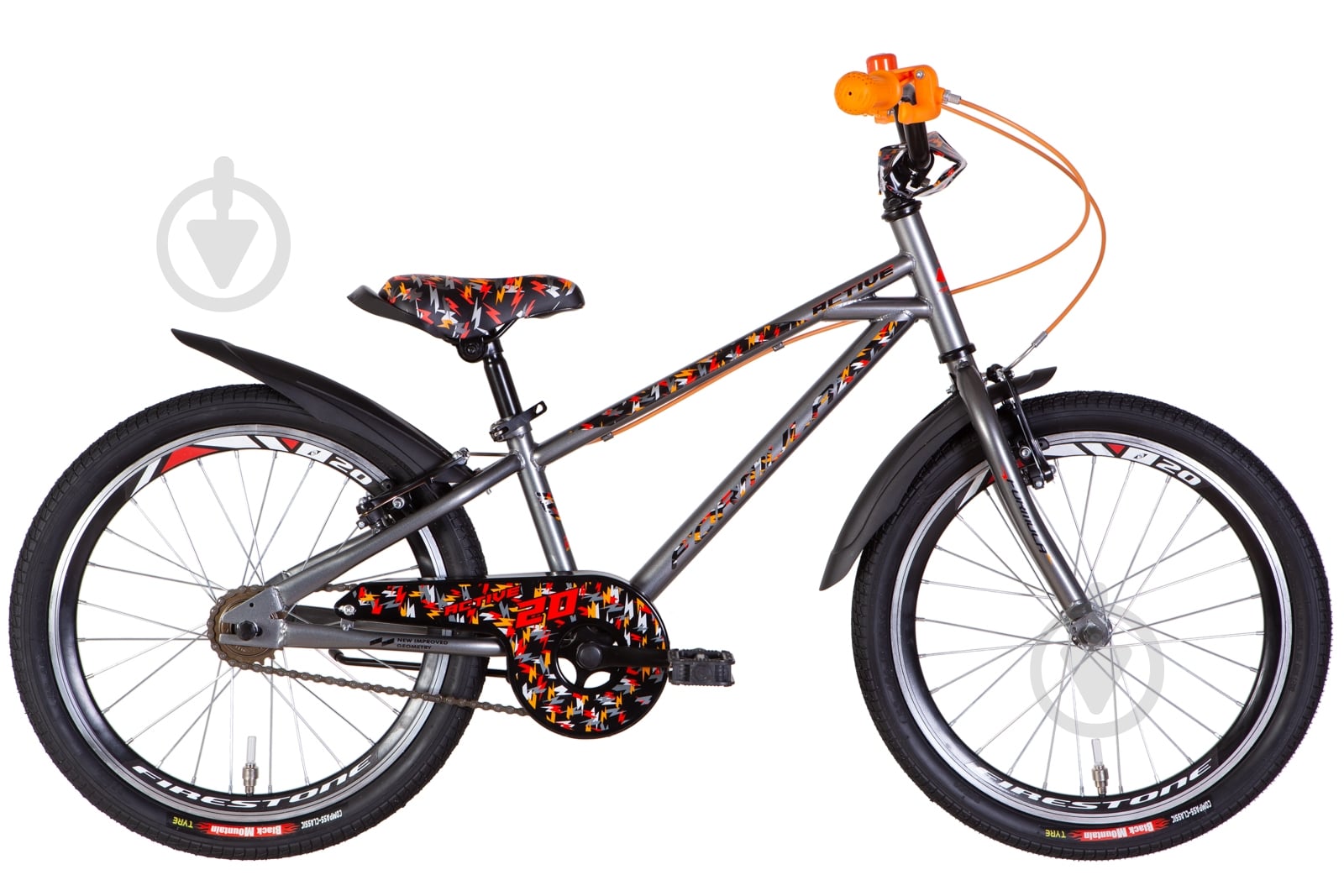 Велосипед Formula 20" 10"(25 см) ACTIVE OPS-FRK-20-204 серый - фото 1