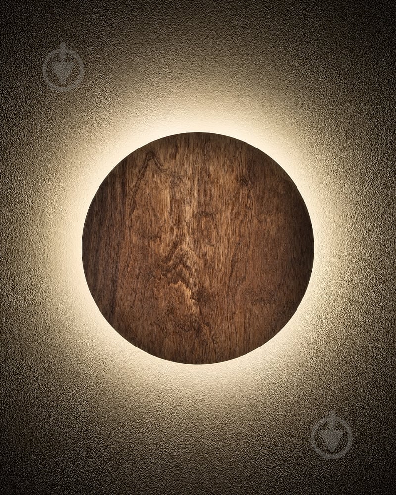 Бра Nowodvorski Ring Timber 1x7 Вт LED-модуль коричневый 11288 - фото 2