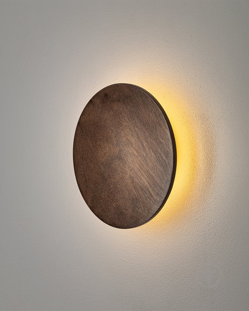 Бра Nowodvorski Ring Timber 1x7 Вт LED-модуль коричневый 11288 - фото 4