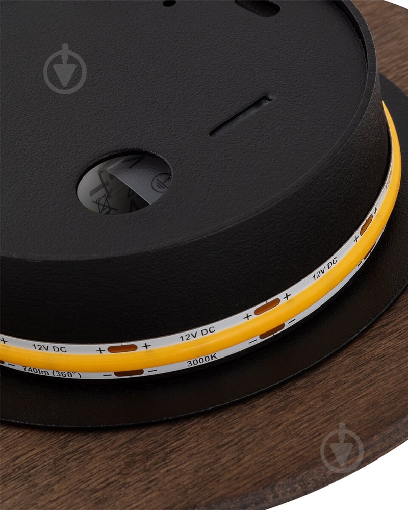 Бра Nowodvorski Ring Timber 1x7 Вт LED-модуль коричневый 11288 - фото 6