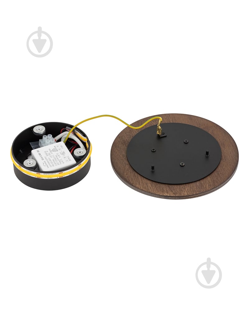 Бра Nowodvorski Ring Timber 1x7 Вт LED-модуль коричневый 11288 - фото 7