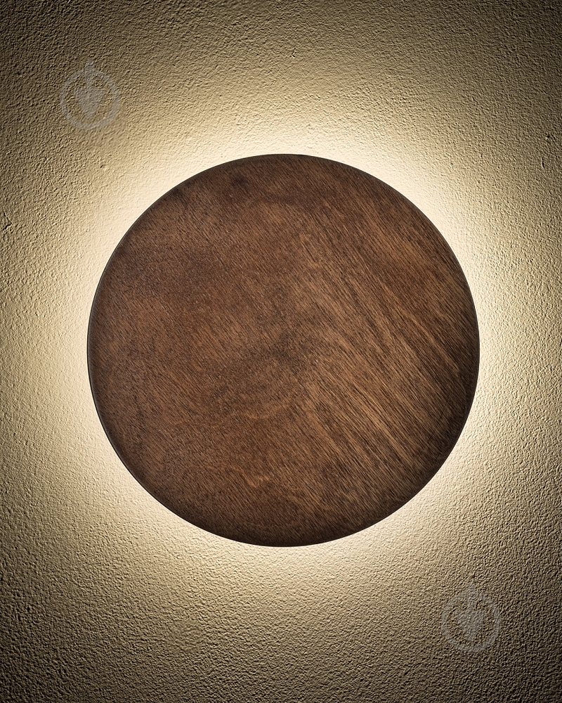 Бра Nowodvorski Ring Timber 1x10 Вт LED-модуль коричневый 11290 - фото 2