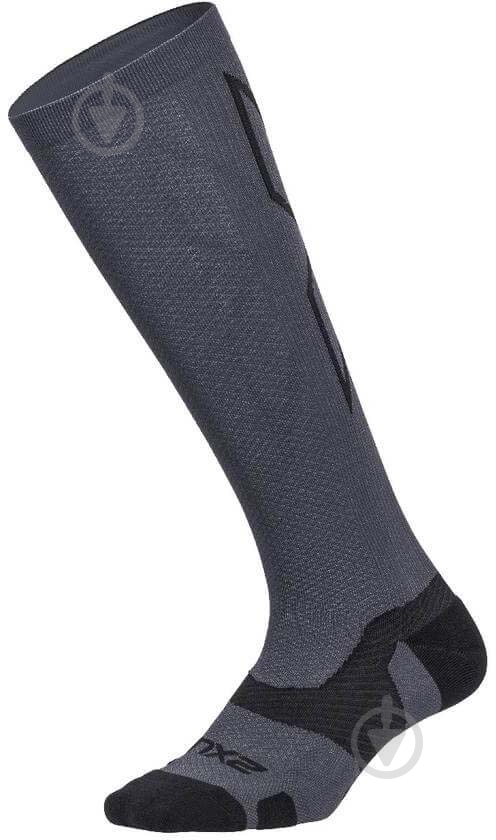 Шкарпетки 2XU Vectr Light Cushion FullLength M1 (р.38-41,5/икра 32-37 см.) UA5155e_TTM/BLK р.38-41,5 чорний - фото 1