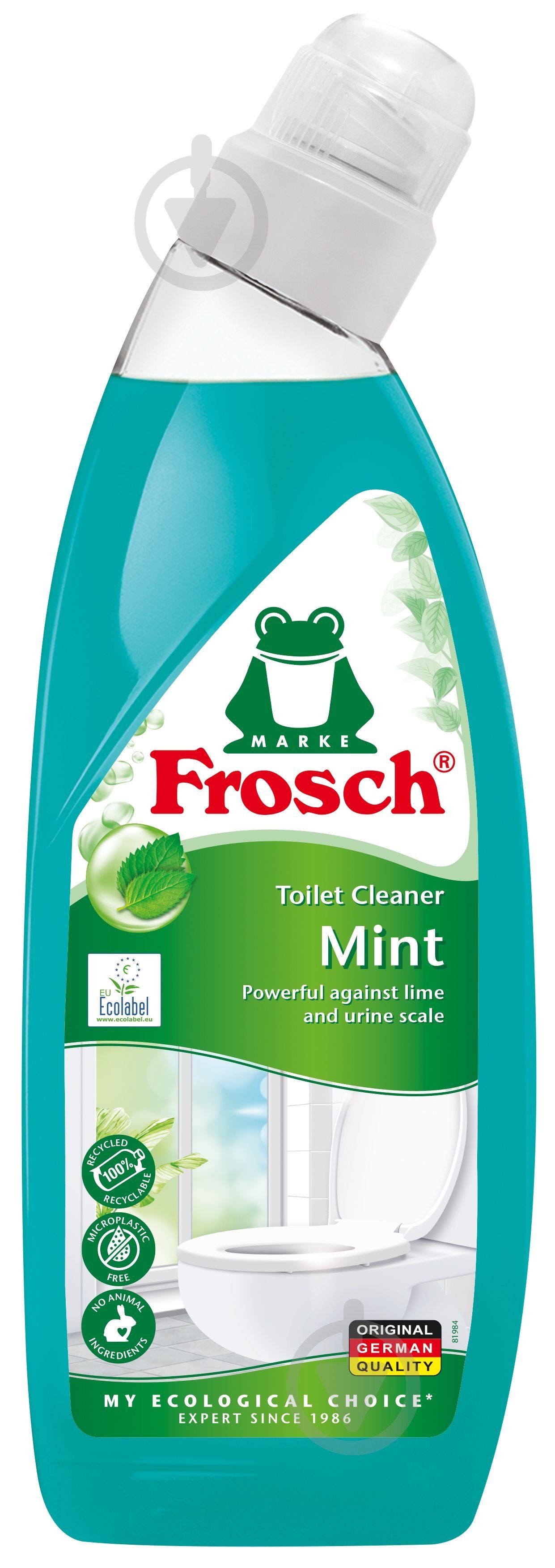 Засіб для чищення унітаза Frosch М'ята 0,75 л - фото 1