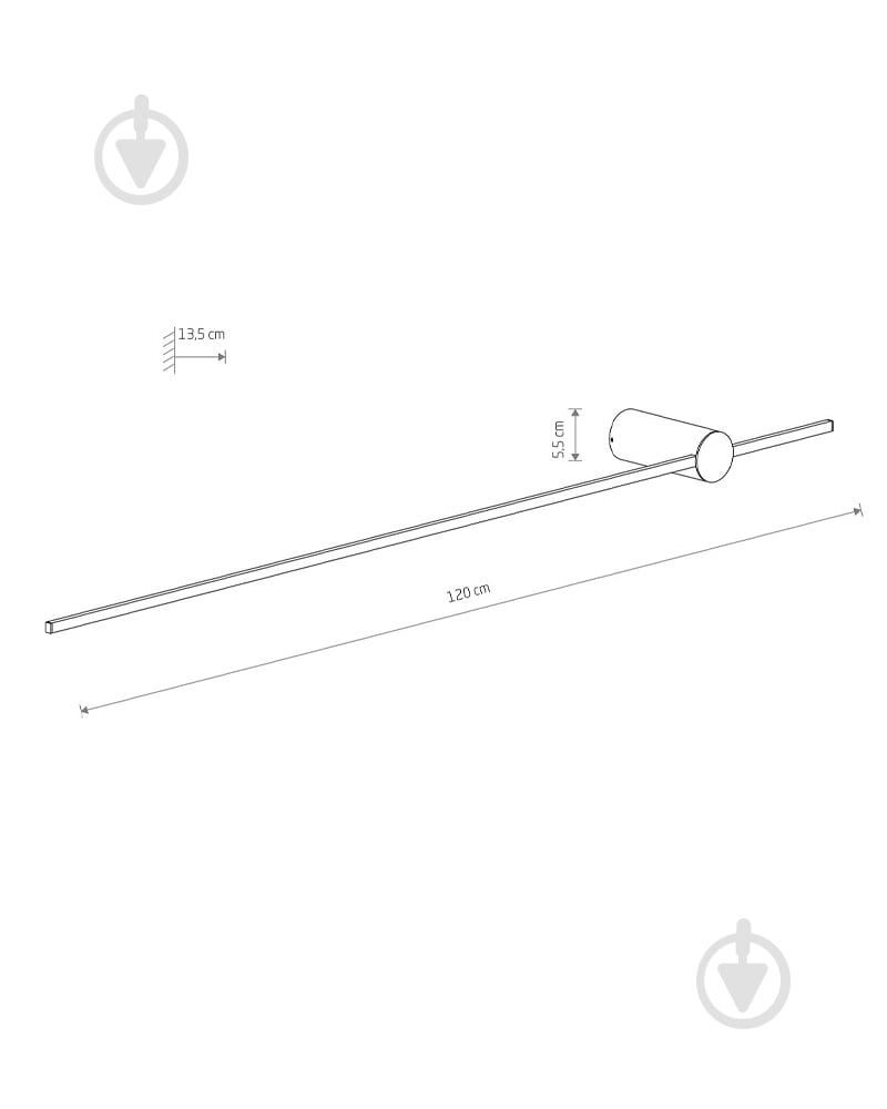 Бра Nowodvorski Saber 1x16 Вт LED-модуль білий 11590 - фото 6 Бра Nowodvorski Saber 1x16 Вт LED-модуль білий 11590 - фото 6