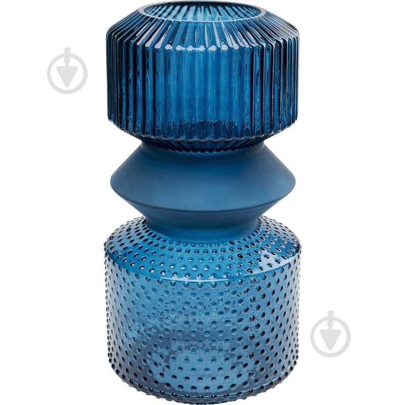 Ваза KARE Design Marvelous Duo 36 см синя 52266 - фото 1