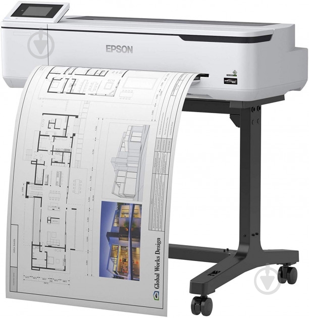 Плоттер Epson SureColor SC-T3100 24" А1 (C11CF11302A0) - фото 3 Плоттер Epson SureColor SC-T3100 24" А1 (C11CF11302A0) - фото 3