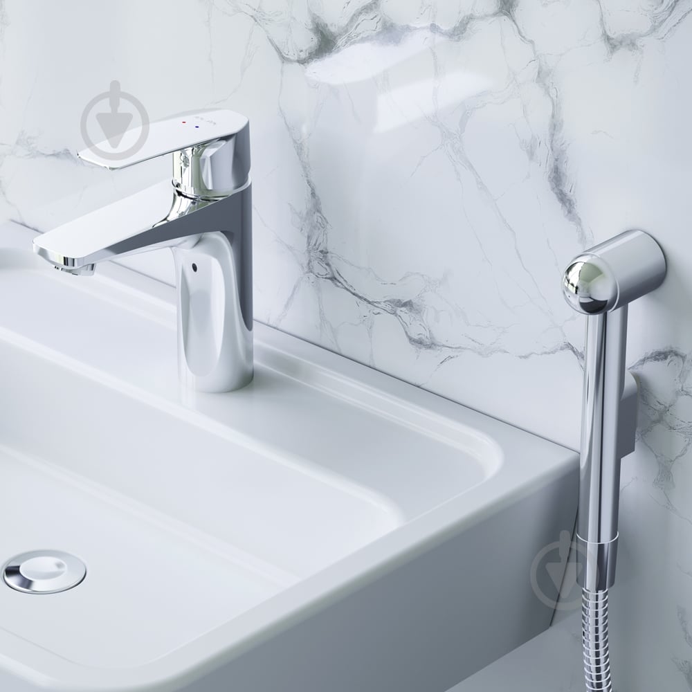 Смеситель для умывальника AM.PM с гигиеническим душем Gem F90E03000 - фото 2