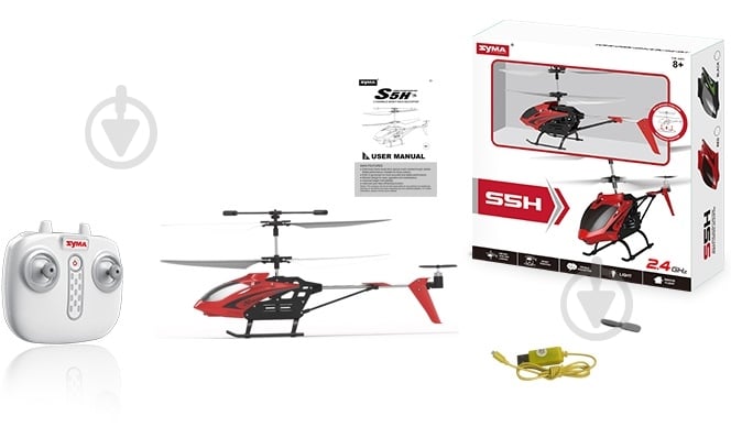 Вертолет на радиоуправлении Syma 23 см в ассортименте S5H - фото 4 Вертолет на радиоуправлении Syma 23 см в ассортименте S5H - фото 4