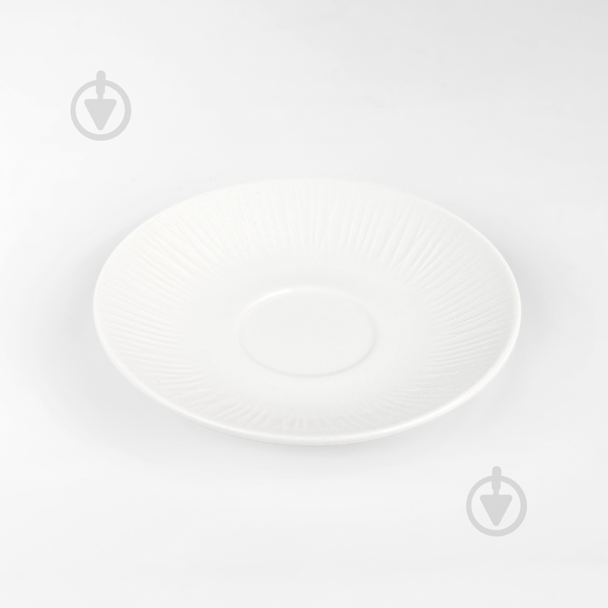 Блюдце MVM Луч 15,2 см KP-119 White - фото 4
