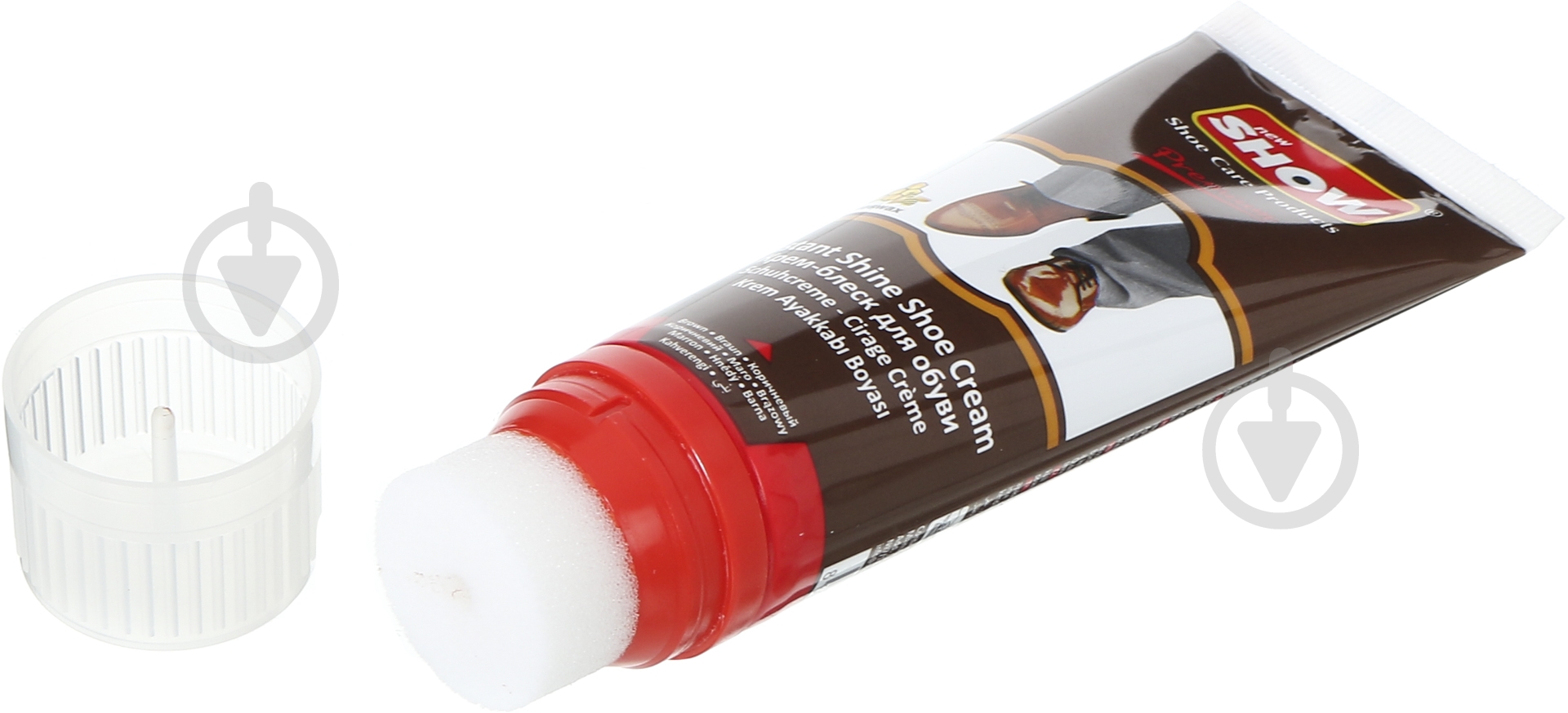 Крем для обуви SHOW блеск без полировки 75 мл коричневый - фото 3