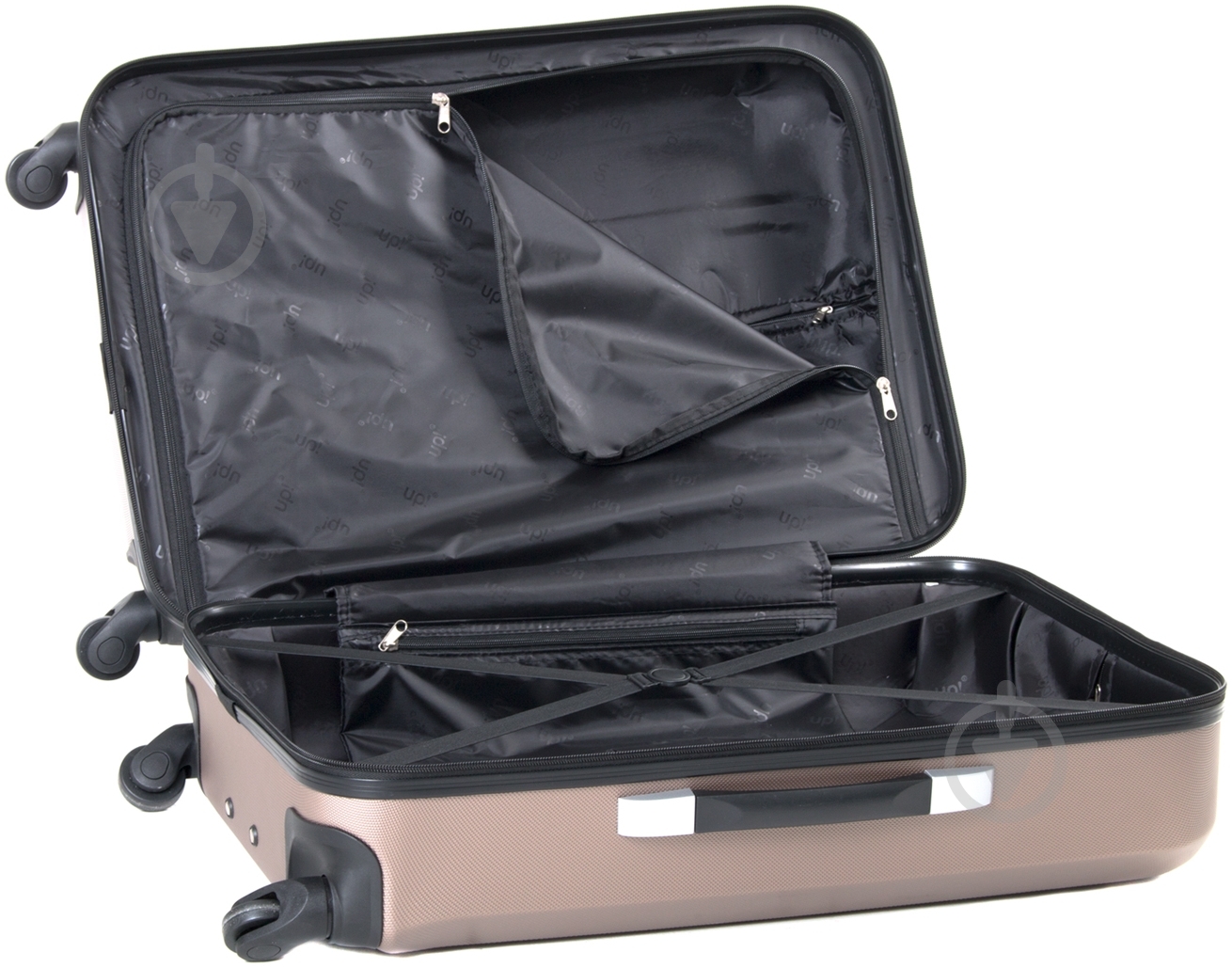 Валіза UP! (Underprice) 44 л світло-коричневий 60-1217 52x35x24 см - фото 3
